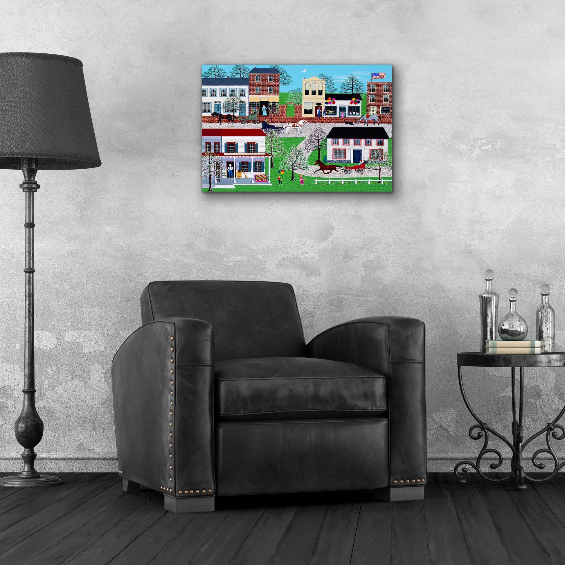 Epic Art 'McGregors On Commerce Street' by Susan Henke Fine Art, Acrylic Glass Wall Art,24x16