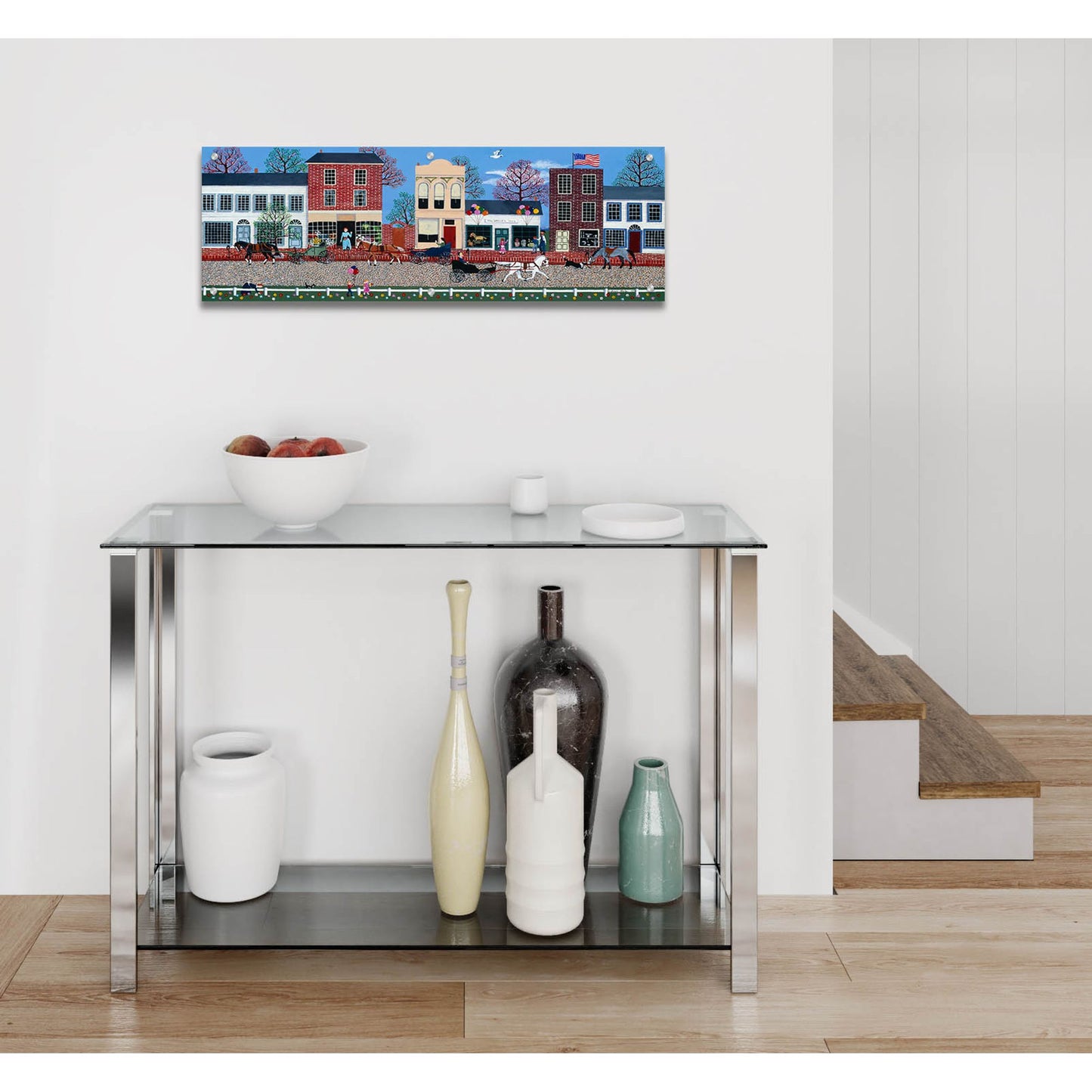 Epic Art 'McGregors On Commerce Street 2' by Susan Henke Fine Art, Acrylic Glass Wall Art,36x12