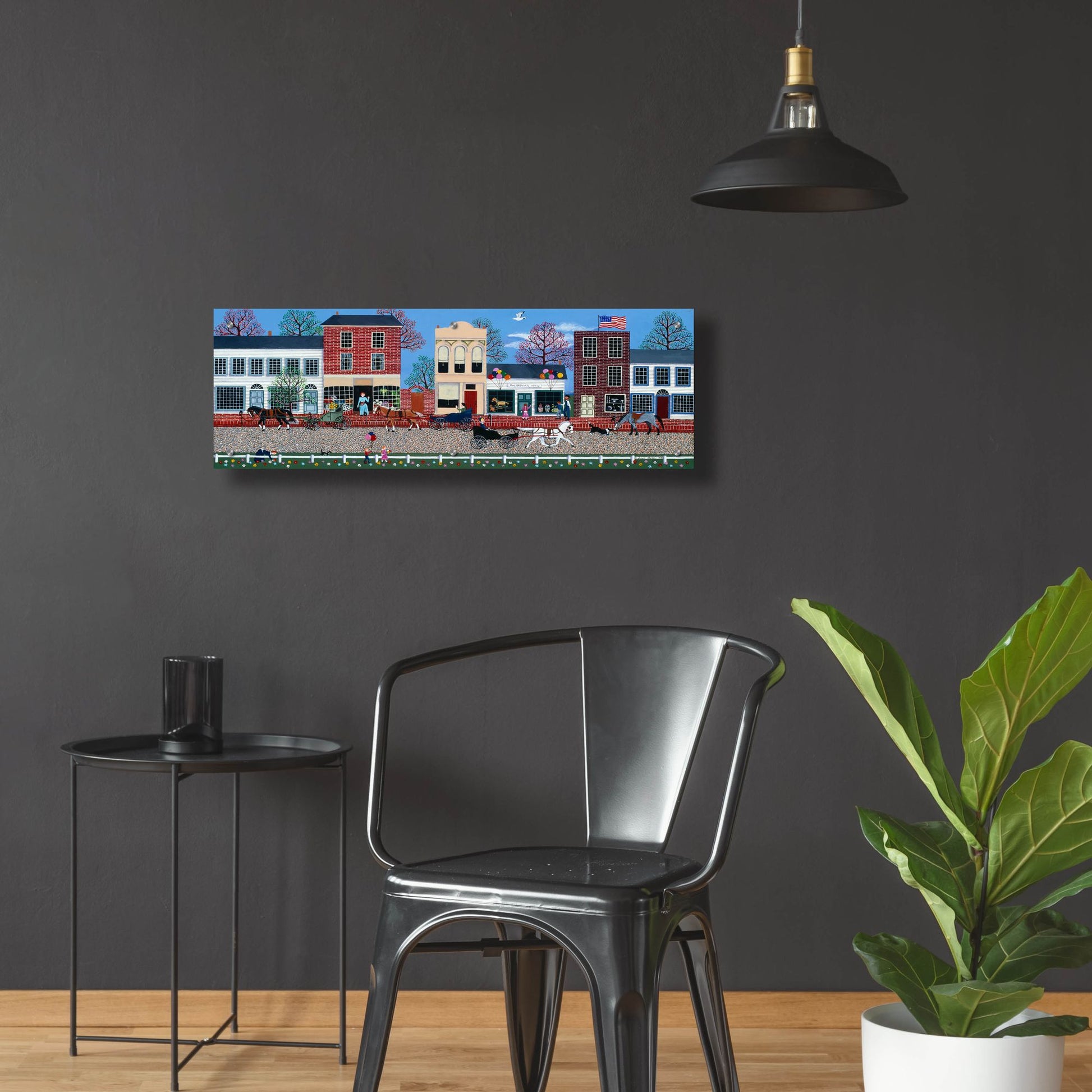 Epic Art 'McGregors On Commerce Street 2' by Susan Henke Fine Art, Acrylic Glass Wall Art,36x12