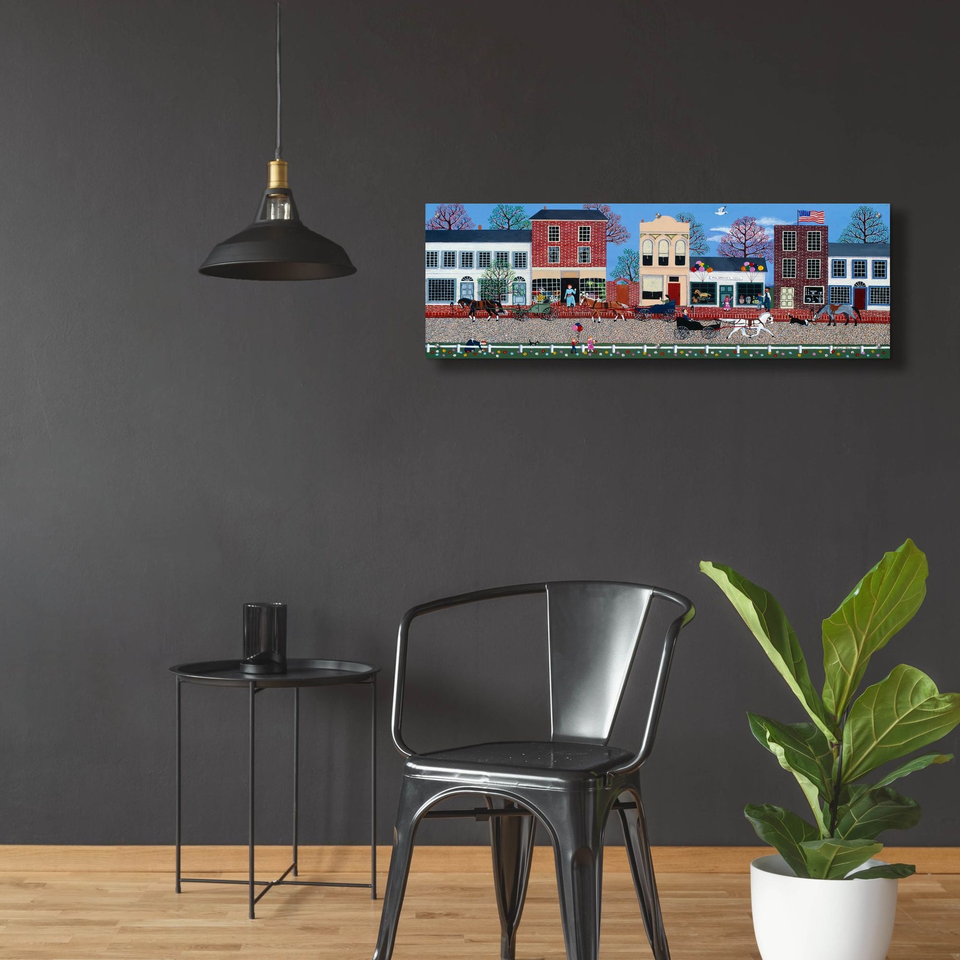 Epic Art 'McGregors On Commerce Street 2' by Susan Henke Fine Art, Acrylic Glass Wall Art,48x16