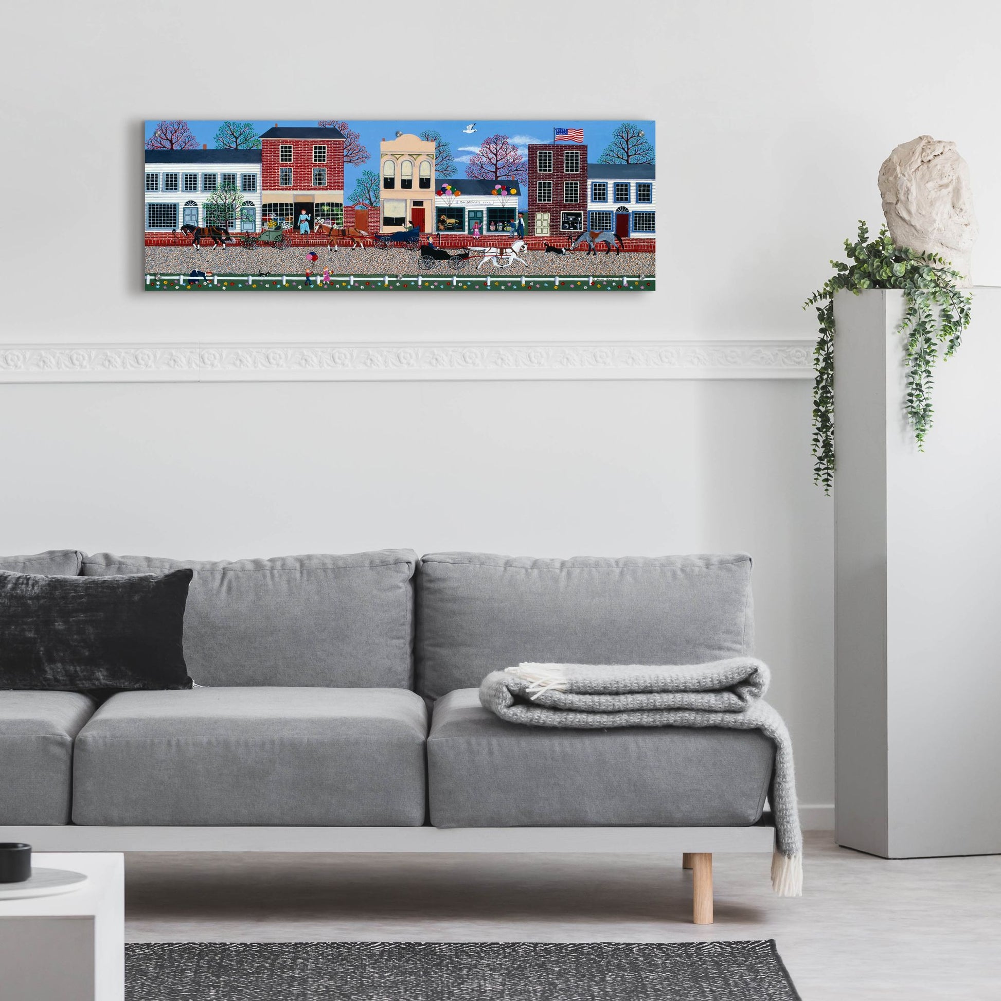 Epic Art 'McGregors On Commerce Street 2' by Susan Henke Fine Art, Acrylic Glass Wall Art,48x16