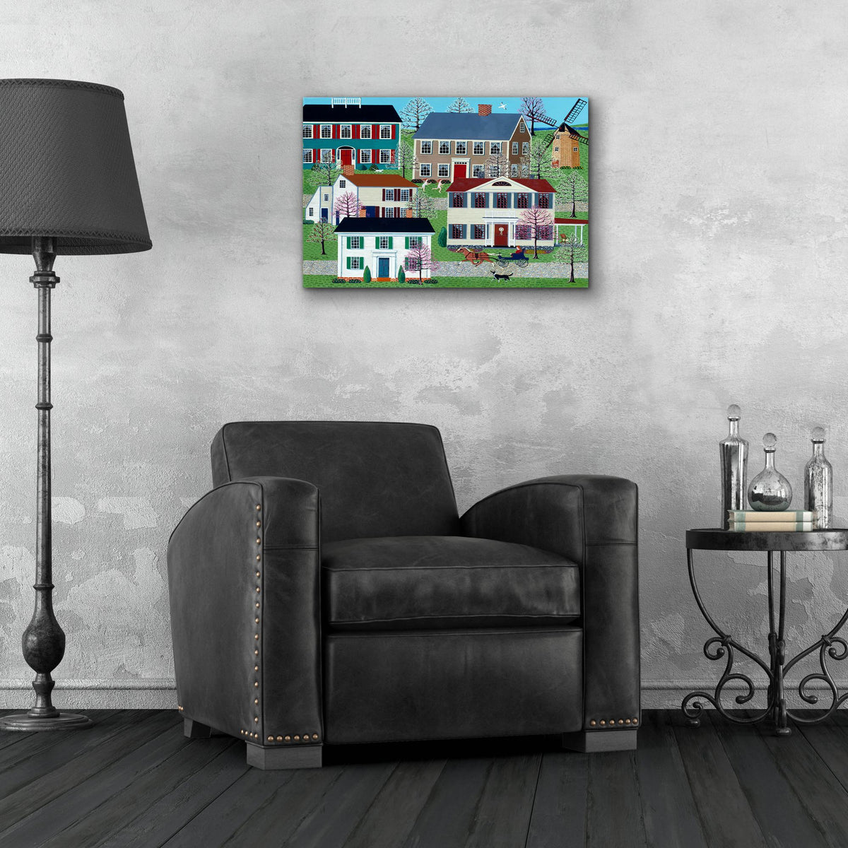 Epic Art 'Racing to Windmill Point' by Susan Henke Fine Art, Acrylic Glass Wall Art,24x16