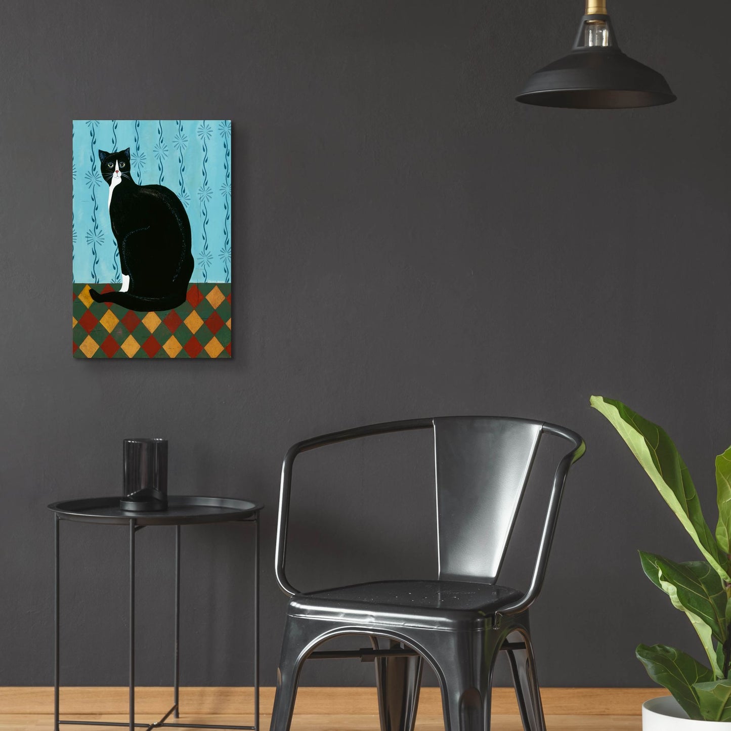 Epic Art 'Sleepy Housecat' by Susan Henke Fine Art, Acrylic Glass Wall Art,16x24