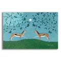 Epic Art 'The Gazelles Greeting' by Susan Henke Fine Art, Acrylic Glass Wall Art