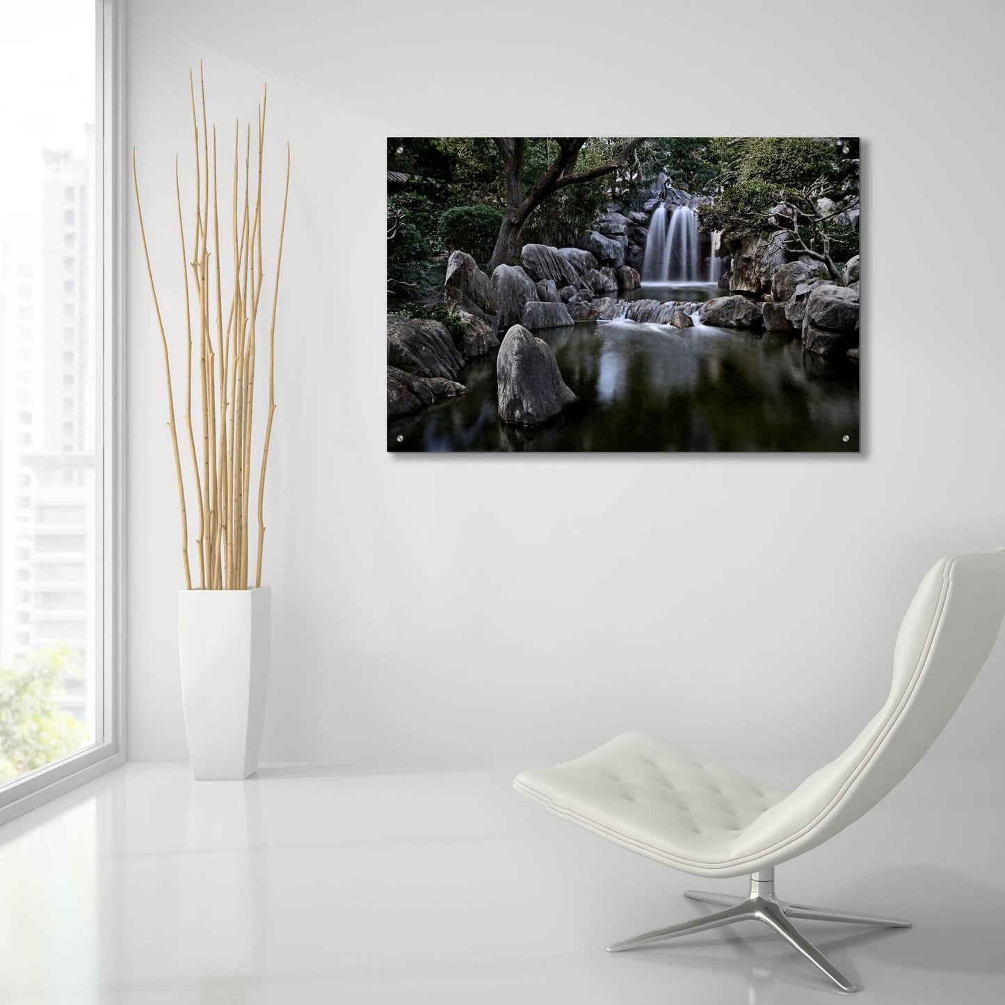 Epic Art 'Chinese Garden of Friendship' by SD Smart, Acrylic Glass Wall Art,36x24