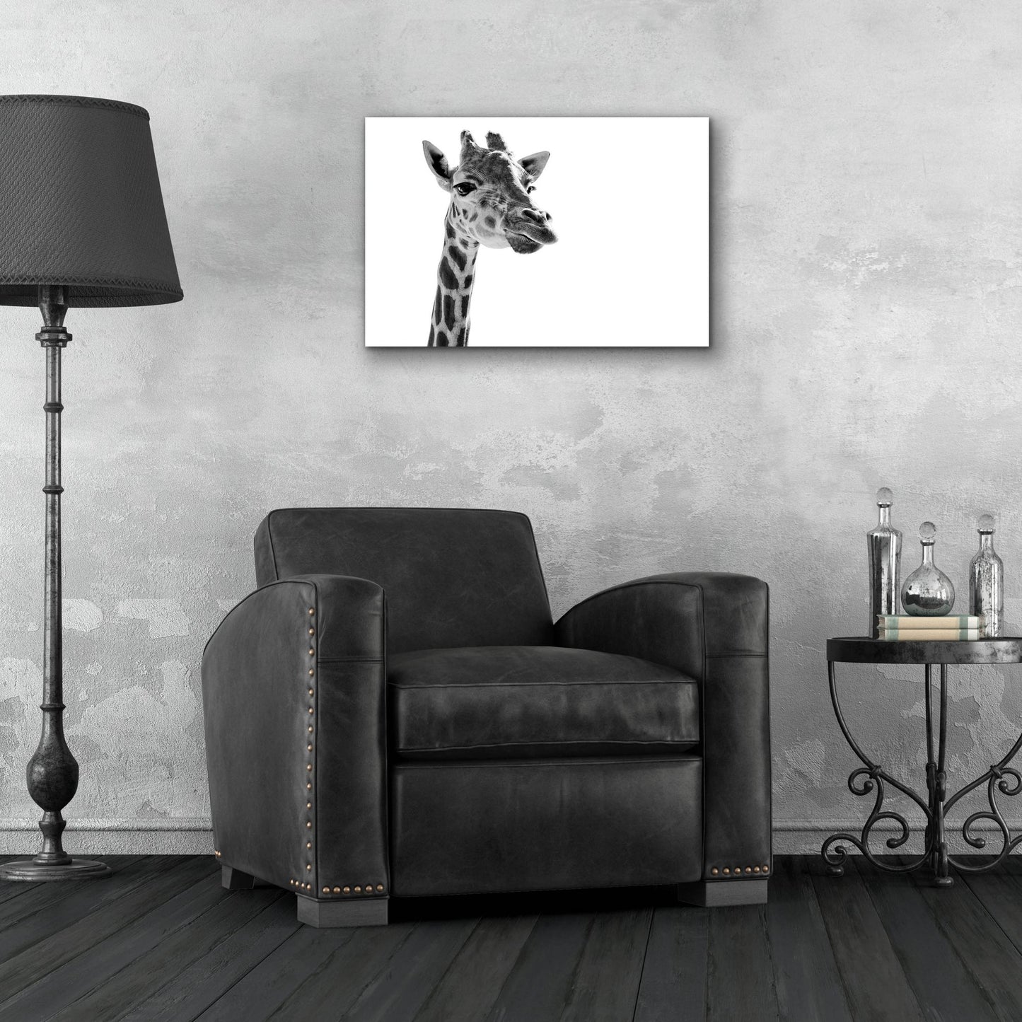 Epic Art 'Giraffe Expressionism' by SD Smart, Acrylic Glass Wall Art,24x16