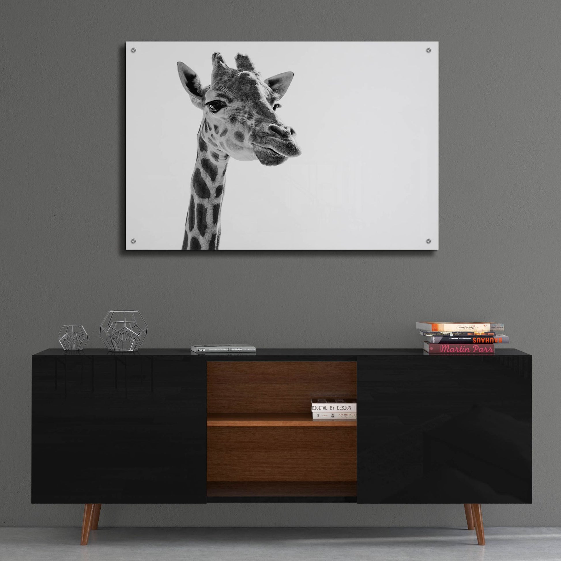 Epic Art 'Giraffe Expressionism' by SD Smart, Acrylic Glass Wall Art,36x24