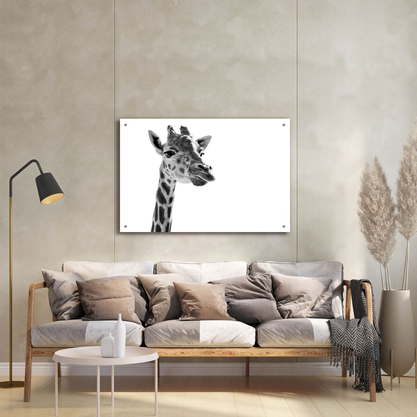 Epic Art 'Giraffe Expressionism' by SD Smart, Acrylic Glass Wall Art,36x24