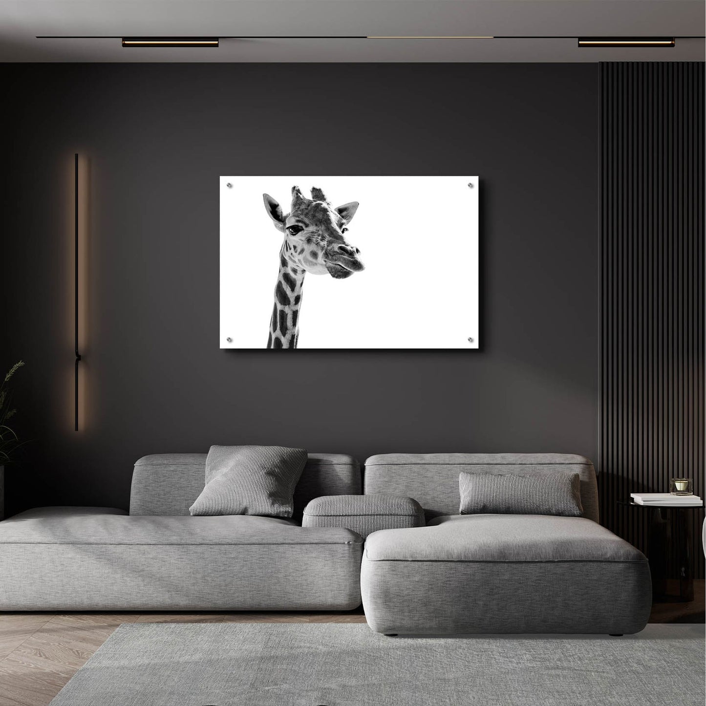 Epic Art 'Giraffe Expressionism' by SD Smart, Acrylic Glass Wall Art,36x24