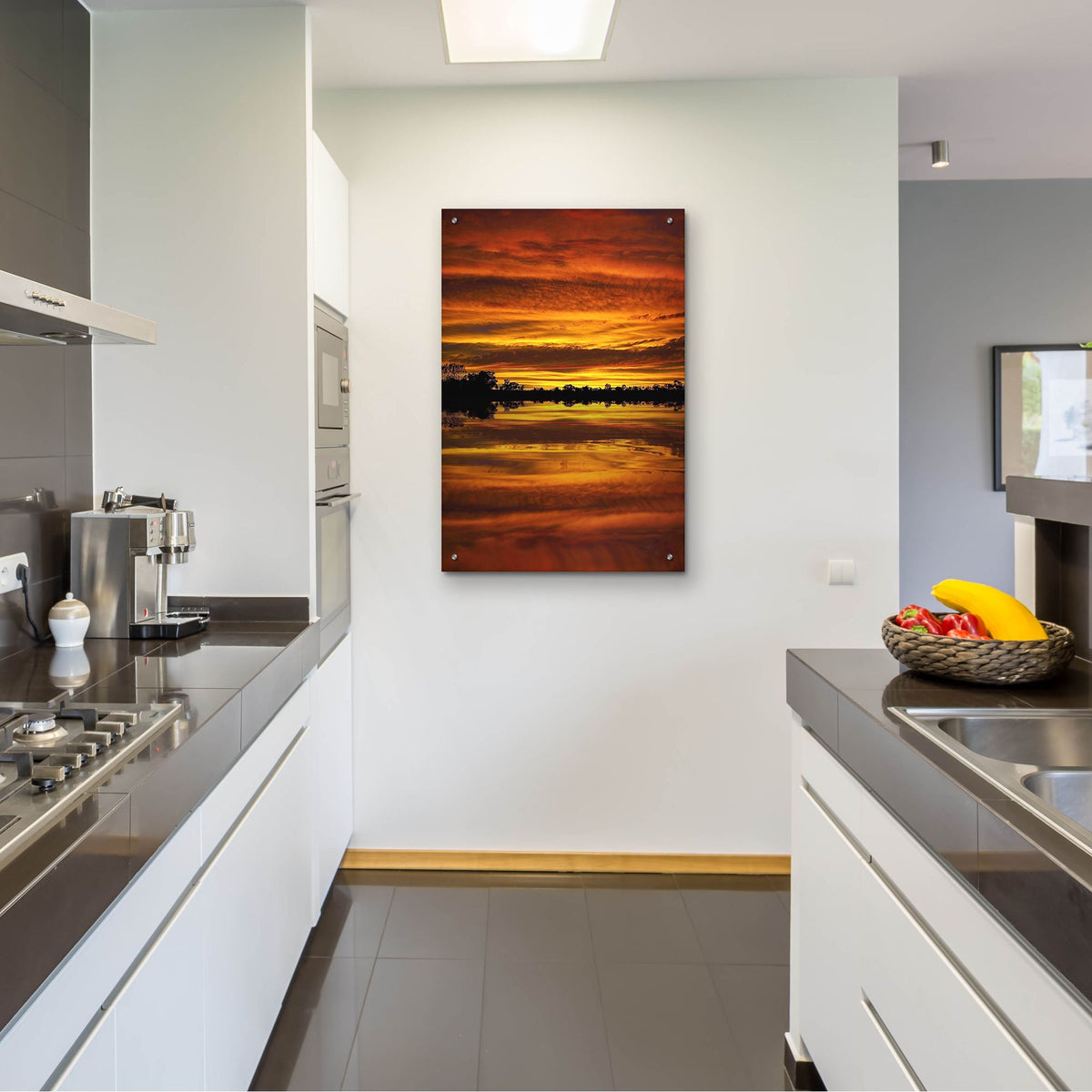 Epic Art 'Praise the Day' by SD Smart, Acrylic Glass Wall Art,24x36