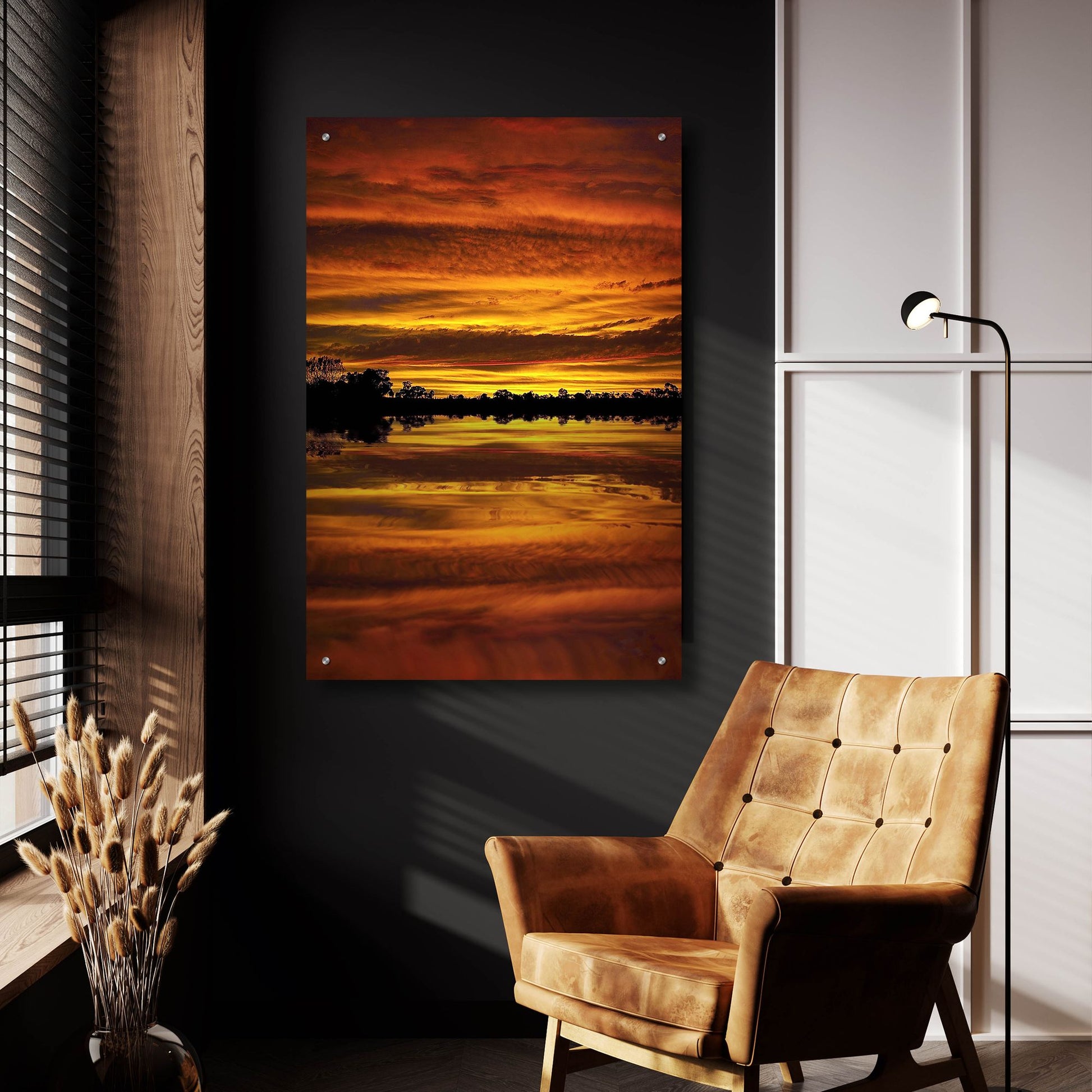 Epic Art 'Praise the Day' by SD Smart, Acrylic Glass Wall Art,24x36