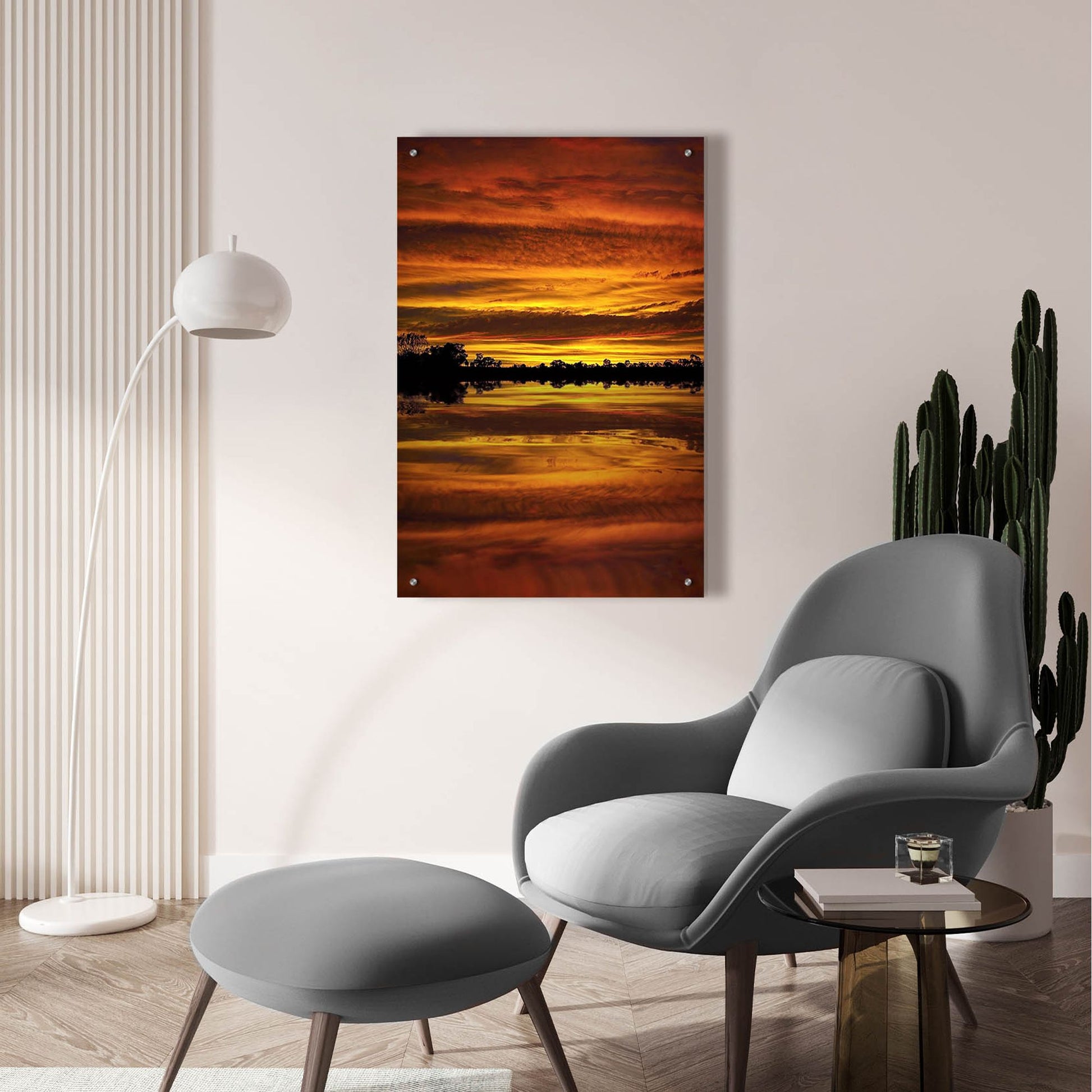 Epic Art 'Praise the Day' by SD Smart, Acrylic Glass Wall Art,24x36