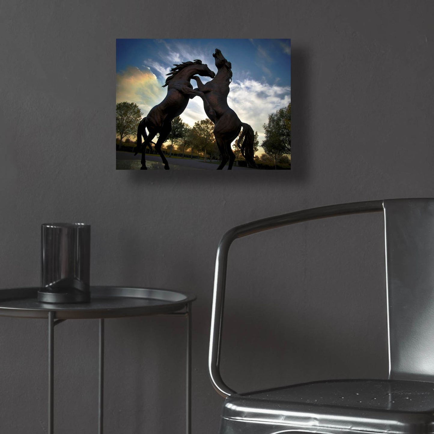 Epic Art 'Stallions' by SD Smart, Acrylic Glass Wall Art,16x12
