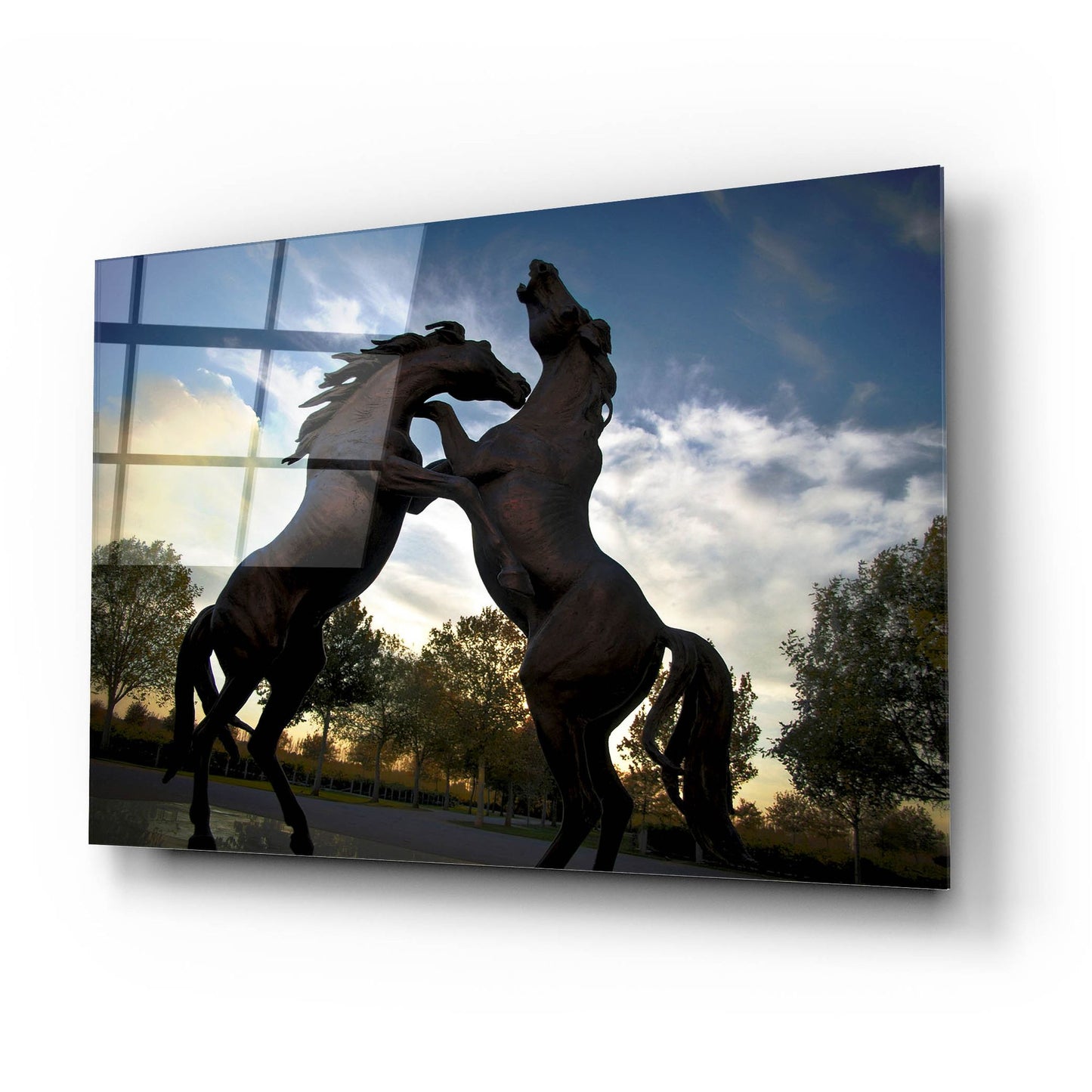 Epic Art 'Stallions' by SD Smart, Acrylic Glass Wall Art,24x16