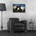 Epic Art 'Stallions' by SD Smart, Acrylic Glass Wall Art,24x16
