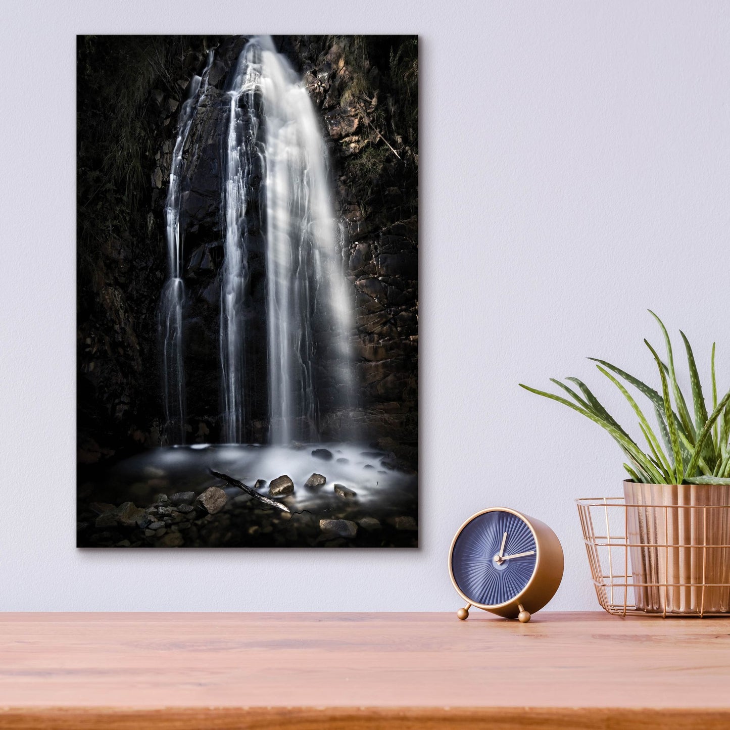 Epic Art 'Waterfall Gully Second Falls' by SD Smart, Acrylic Glass Wall Art,12x16