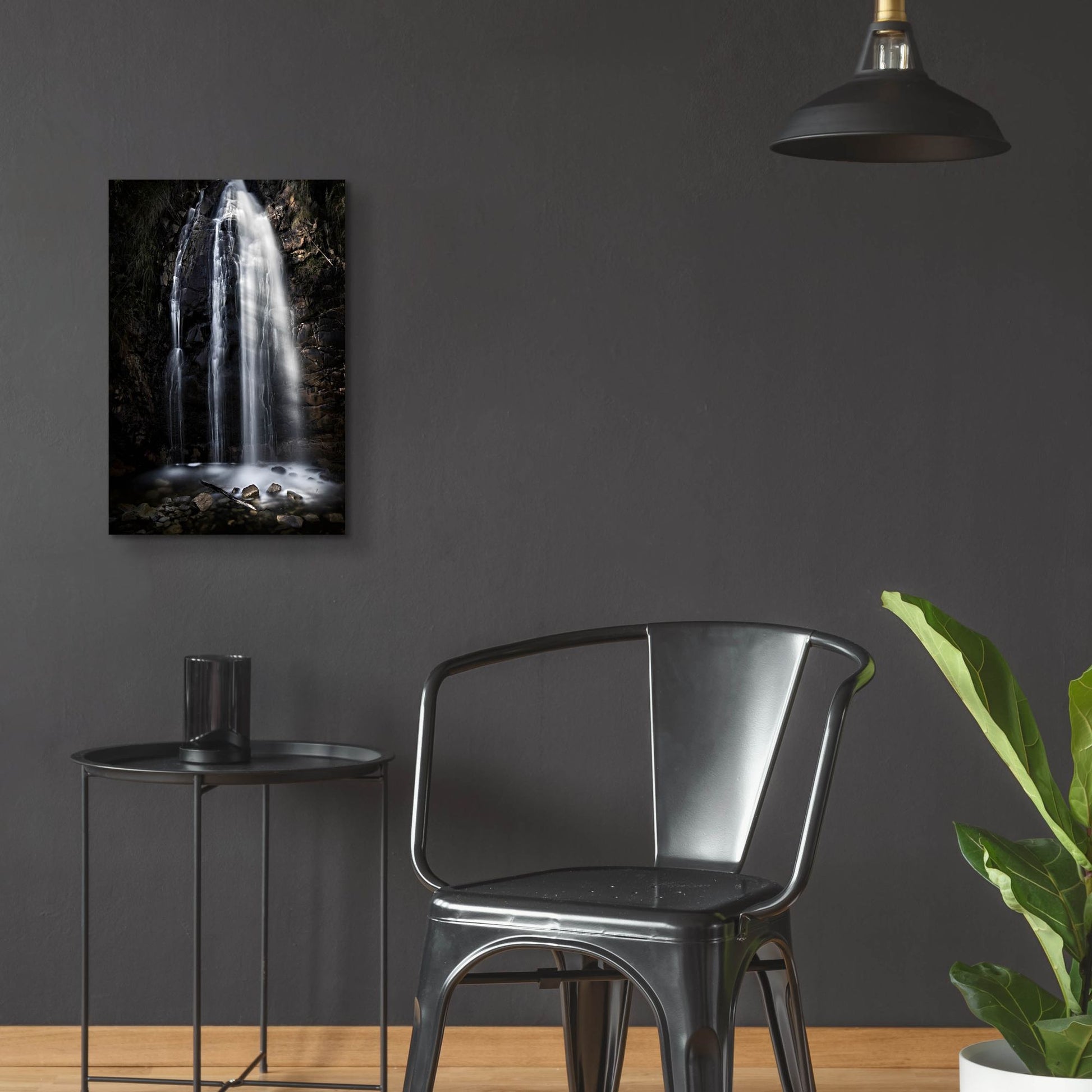 Epic Art 'Waterfall Gully Second Falls' by SD Smart, Acrylic Glass Wall Art,16x24