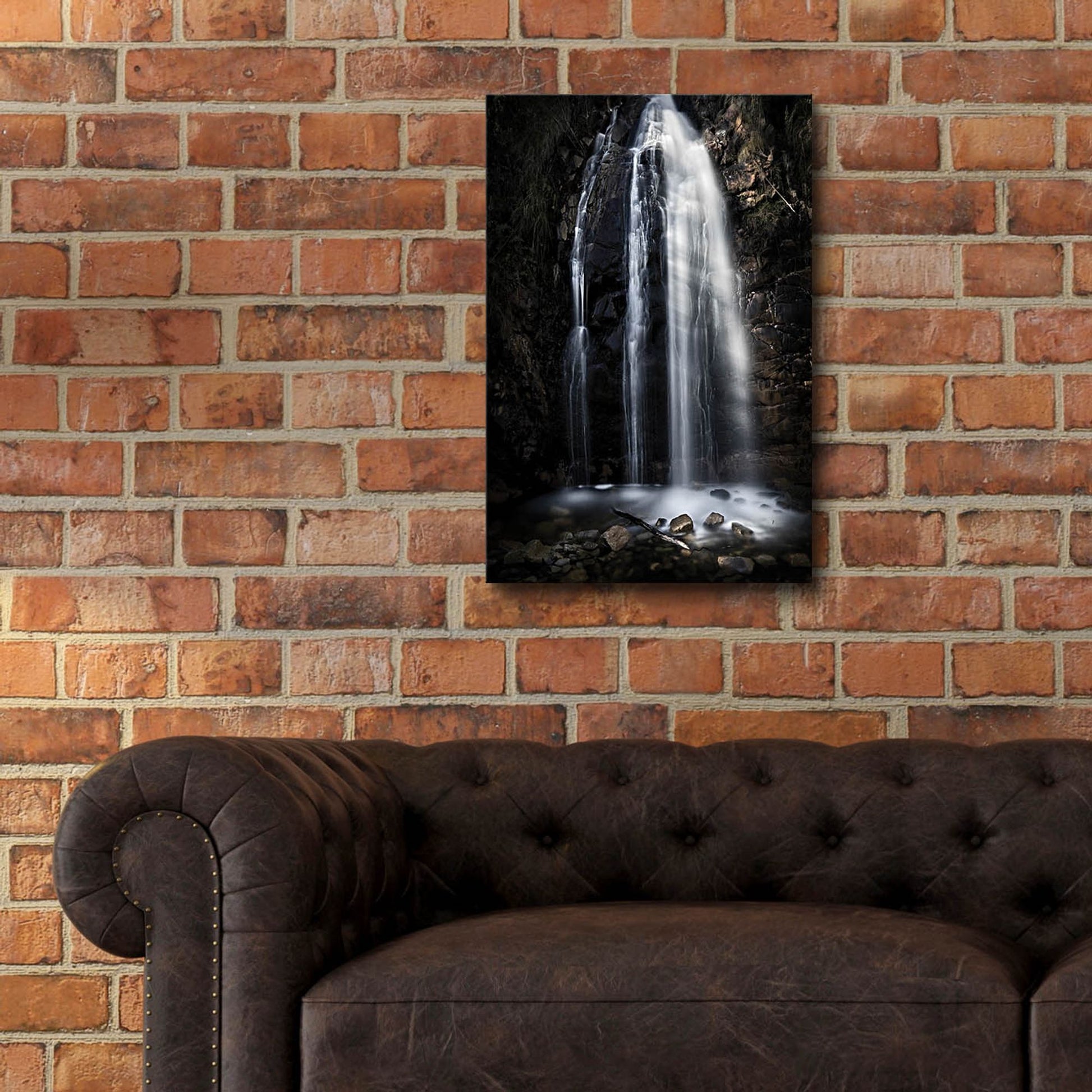 Epic Art 'Waterfall Gully Second Falls' by SD Smart, Acrylic Glass Wall Art,16x24