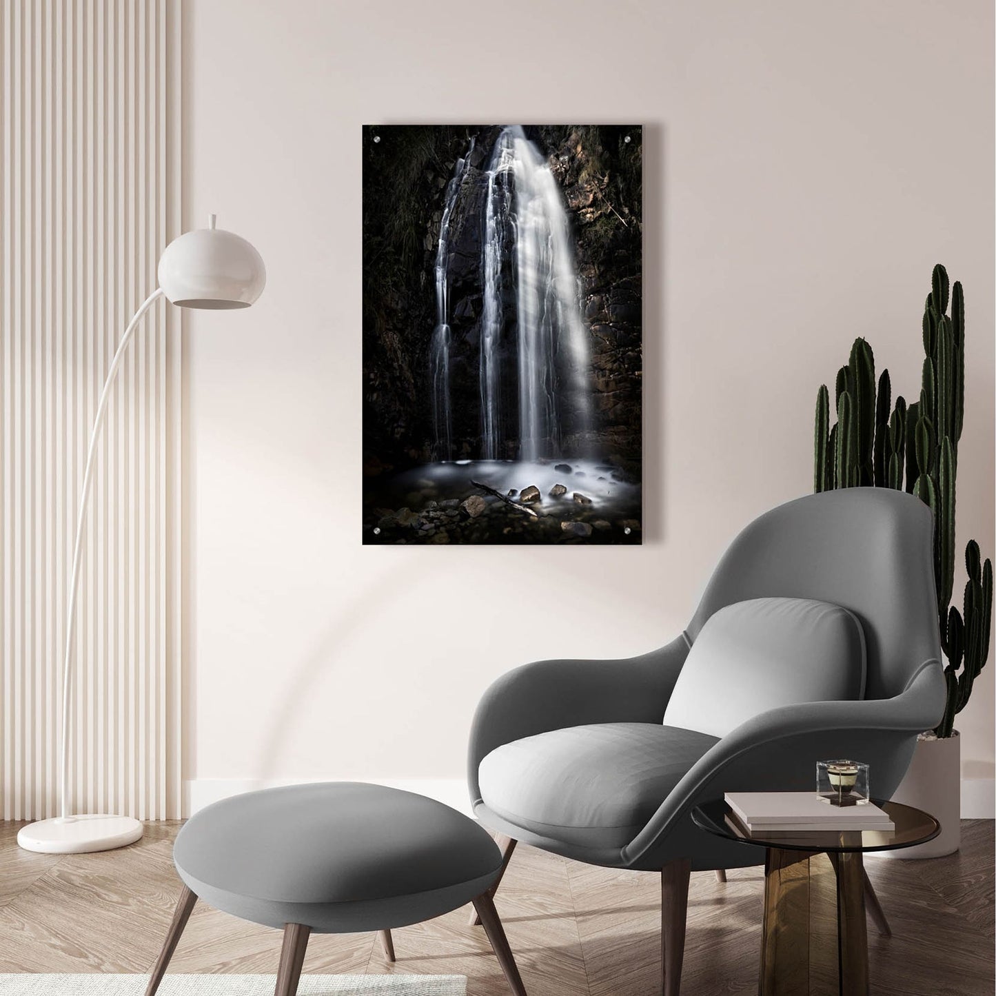 Epic Art 'Waterfall Gully Second Falls' by SD Smart, Acrylic Glass Wall Art,24x36