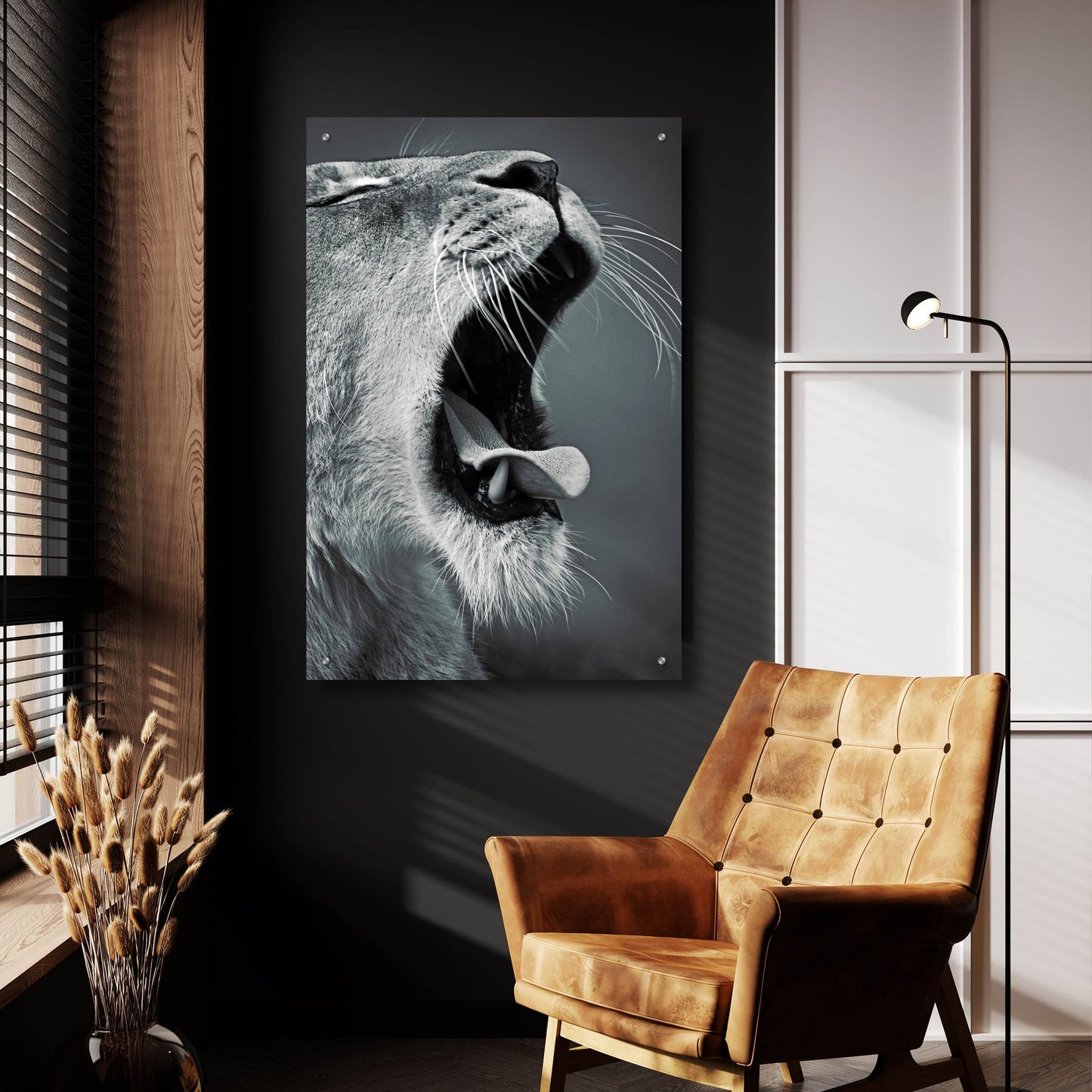 Epic Art 'Yawn' by SD Smart, Acrylic Glass Wall Art,24x36