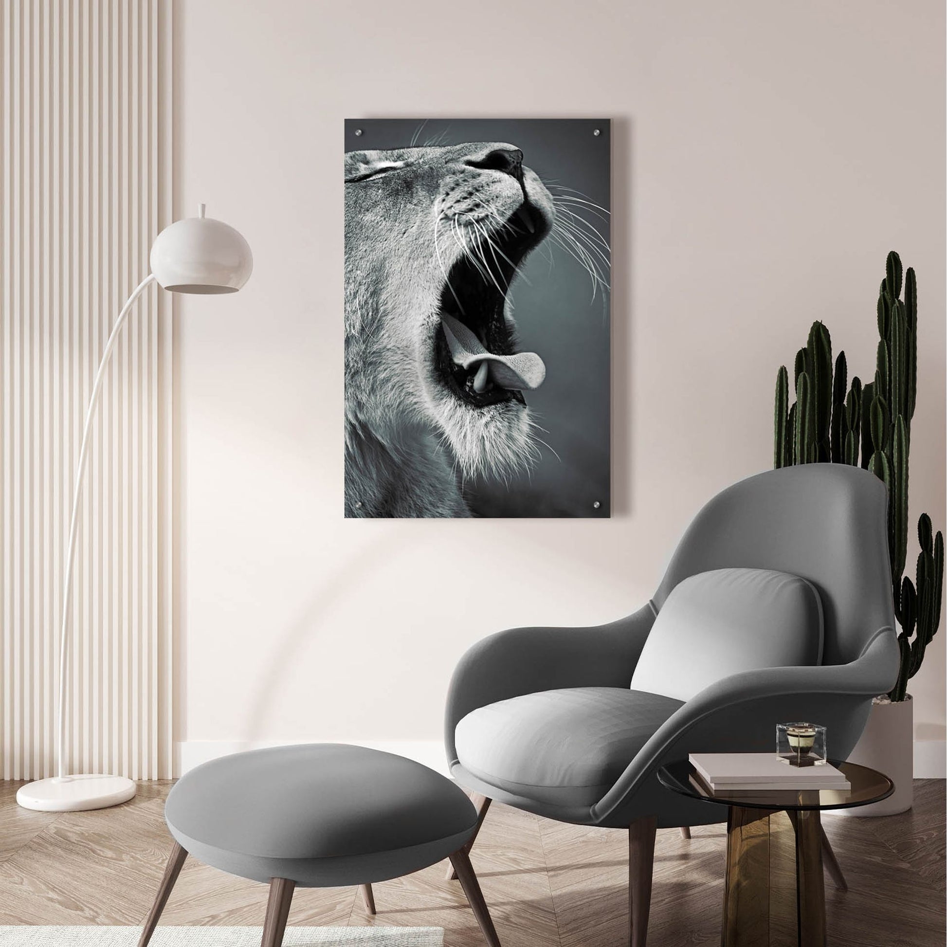 Epic Art 'Yawn' by SD Smart, Acrylic Glass Wall Art,24x36