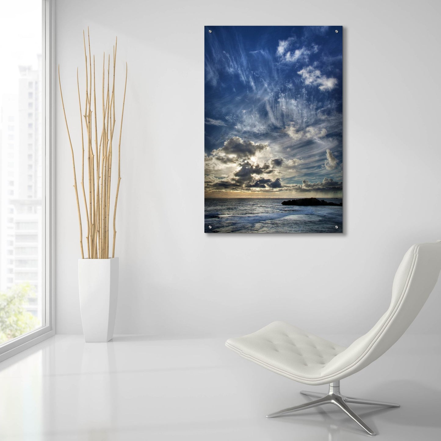 Epic Art 'Cloud Evolution' by SD Smart, Acrylic Glass Wall Art,24x36