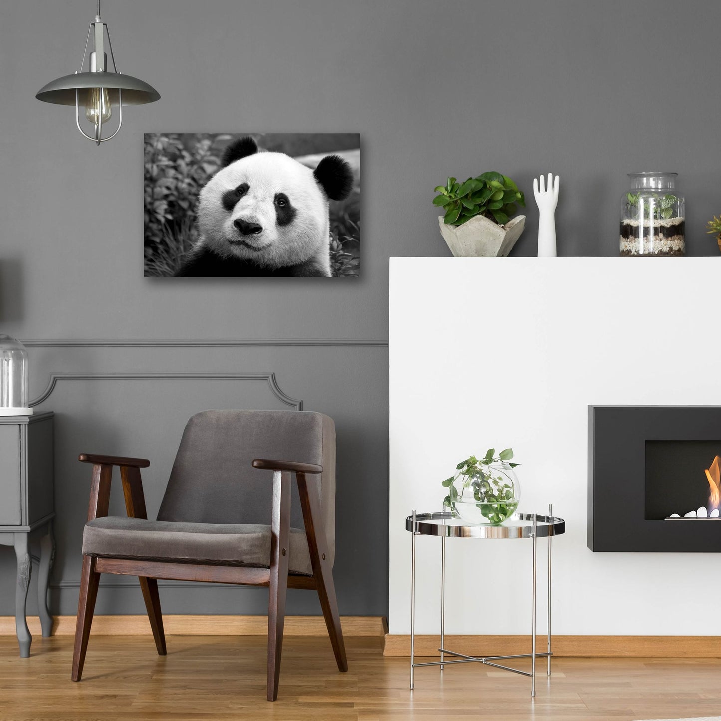 Epic Art 'Giant Panda' by SD Smart, Acrylic Glass Wall Art,24x16