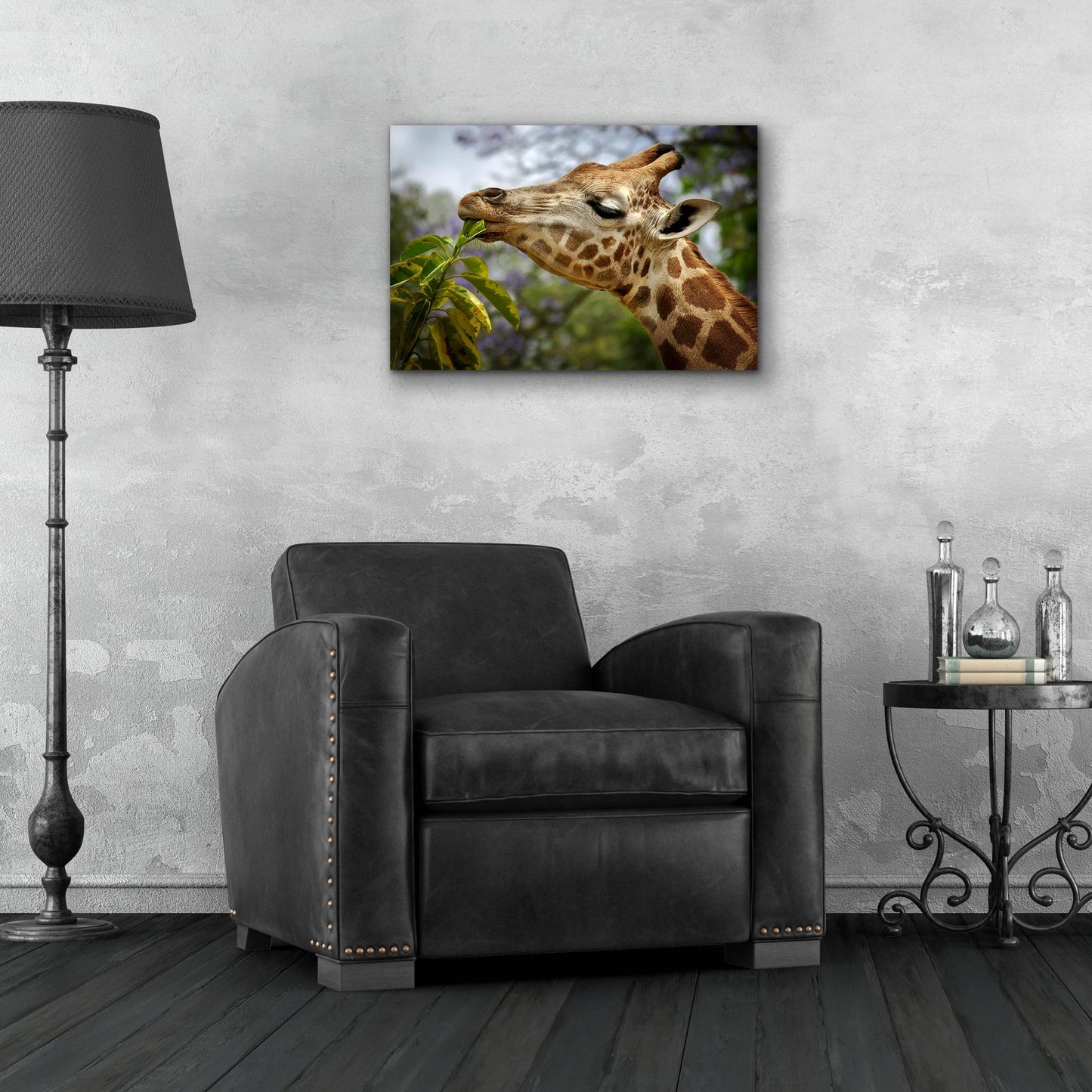 Epic Art 'Giraffe' by SD Smart, Acrylic Glass Wall Art,24x16