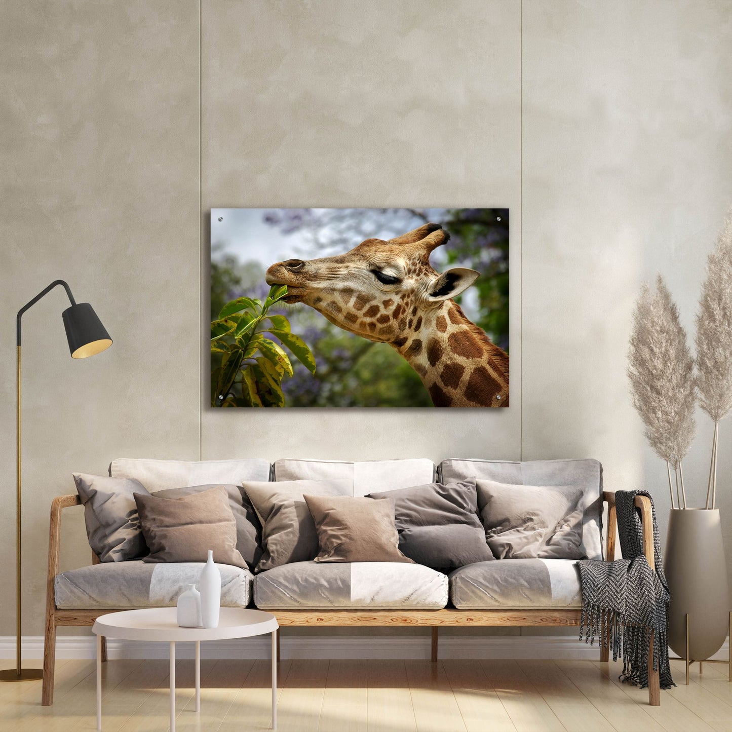 Epic Art 'Giraffe' by SD Smart, Acrylic Glass Wall Art,36x24