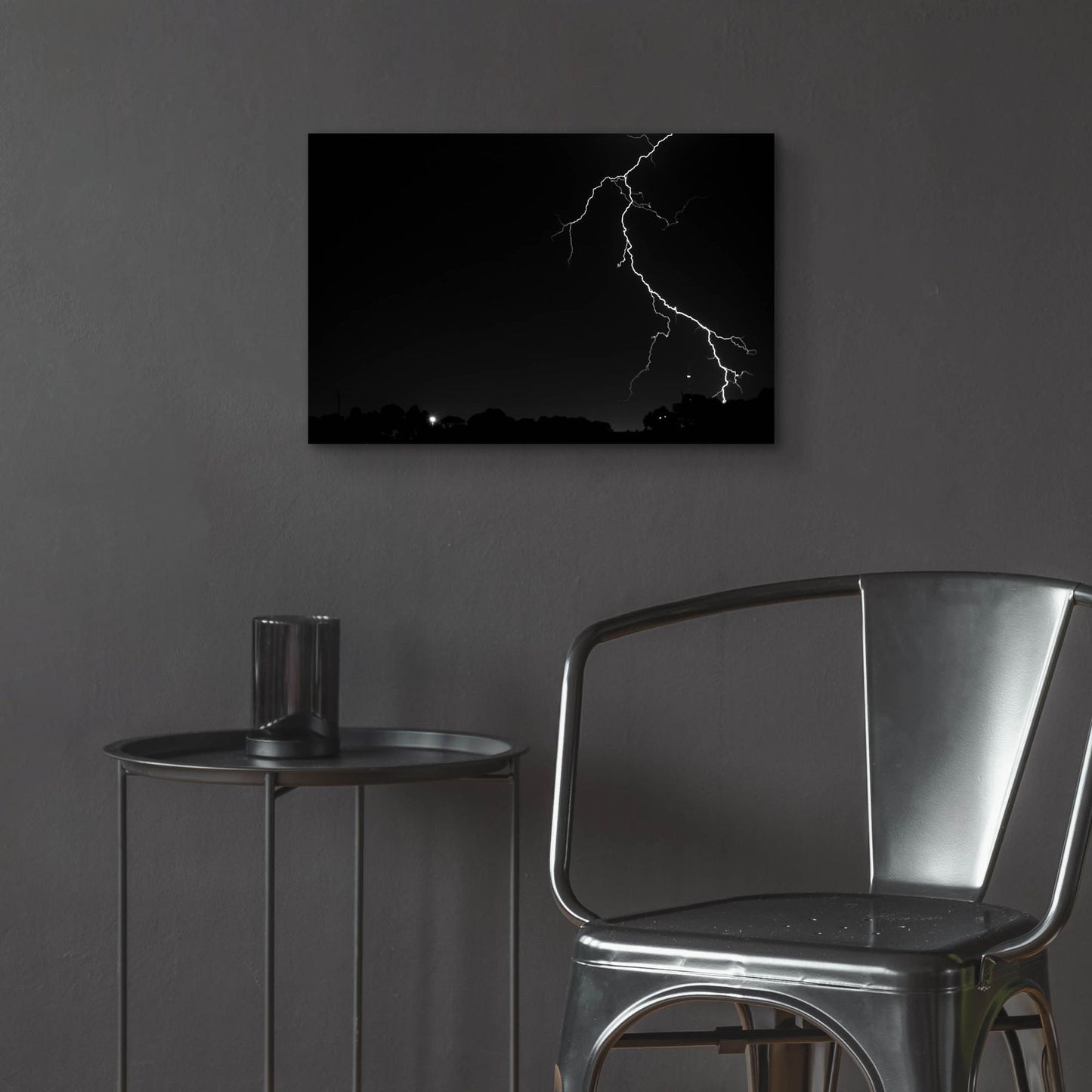 Epic Art 'Lightning Crashes' by SD Smart, Acrylic Glass Wall Art,24x16