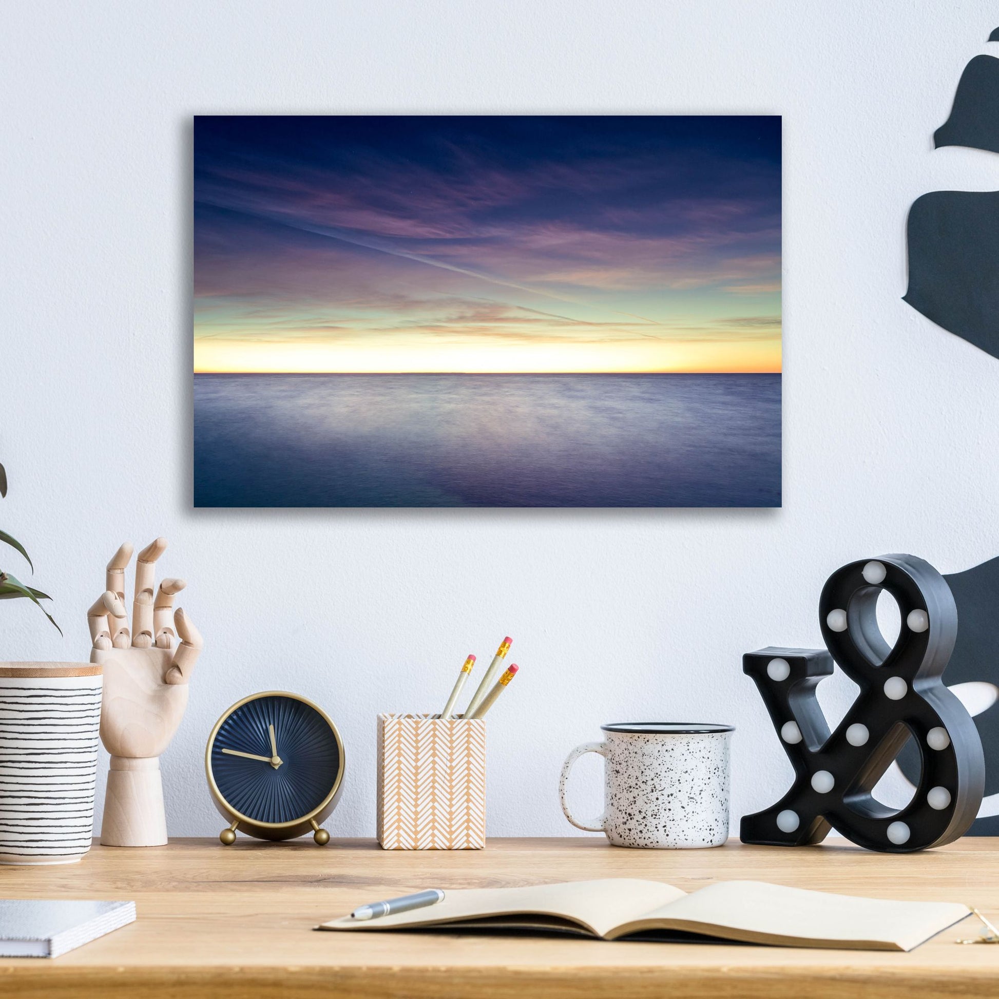 Epic Art 'Vanilla Sky' by SD Smart, Acrylic Glass Wall Art,16x12