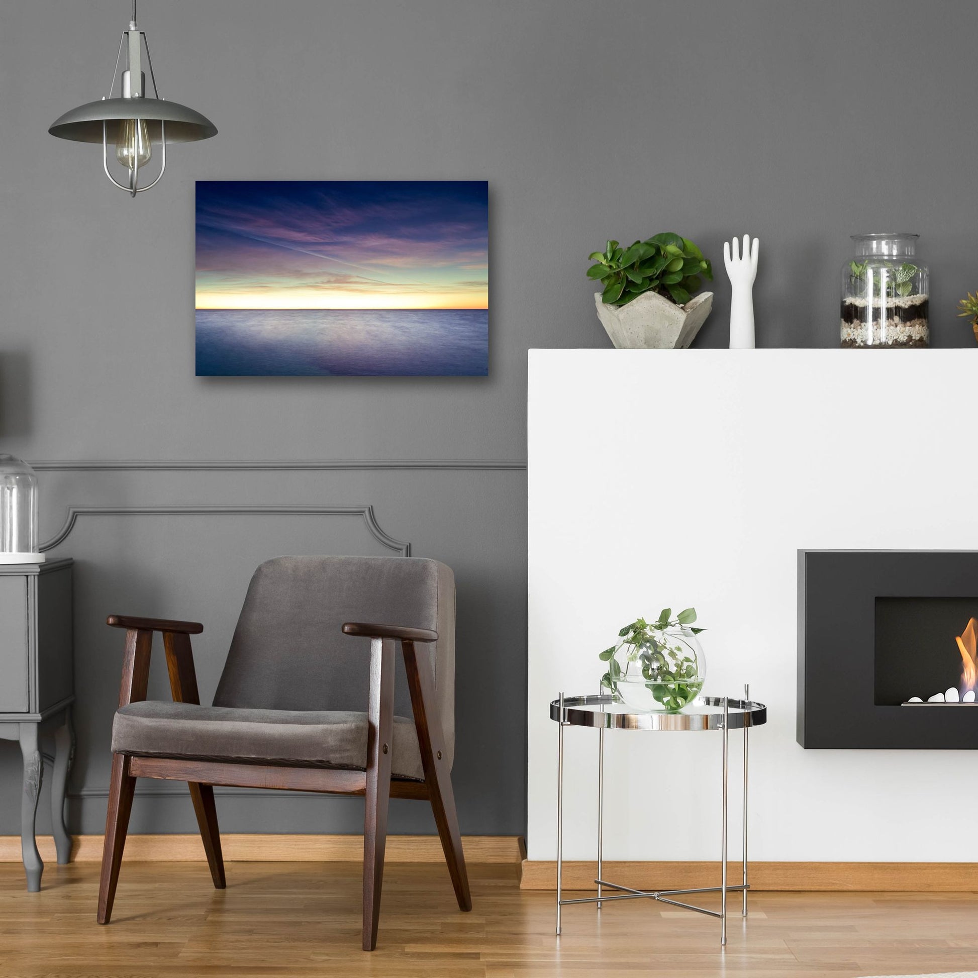 Epic Art 'Vanilla Sky' by SD Smart, Acrylic Glass Wall Art,24x16