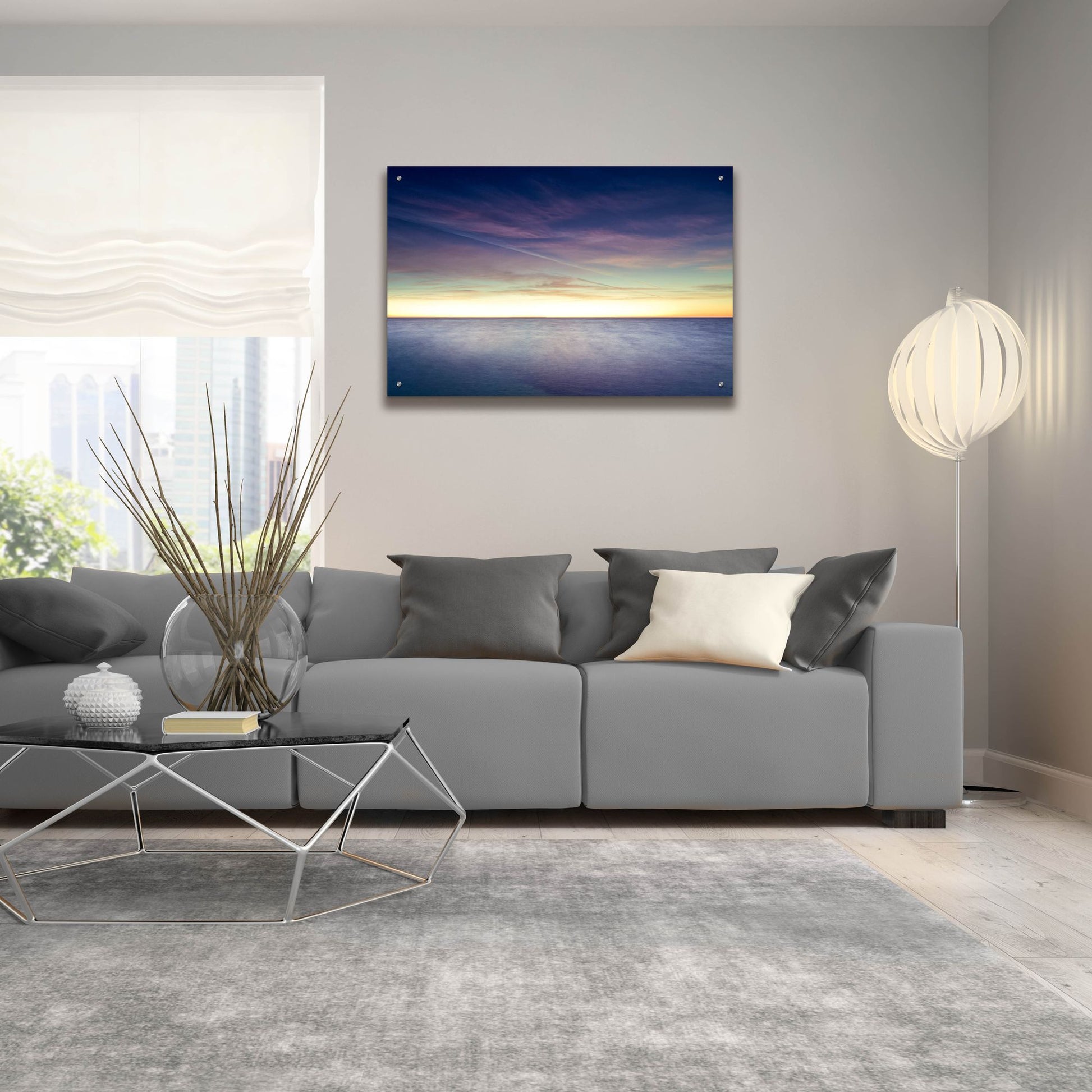 Epic Art 'Vanilla Sky' by SD Smart, Acrylic Glass Wall Art,36x24