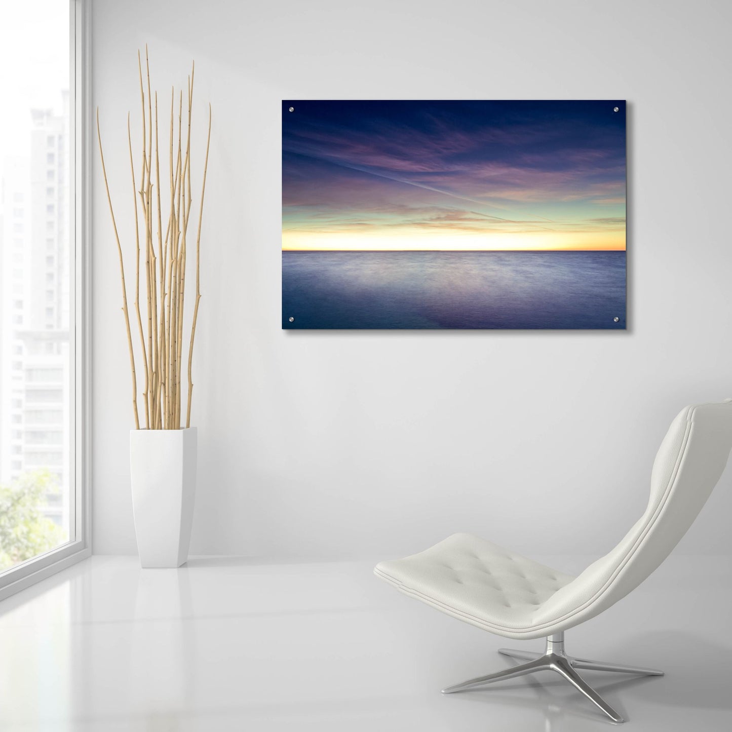 Epic Art 'Vanilla Sky' by SD Smart, Acrylic Glass Wall Art,36x24