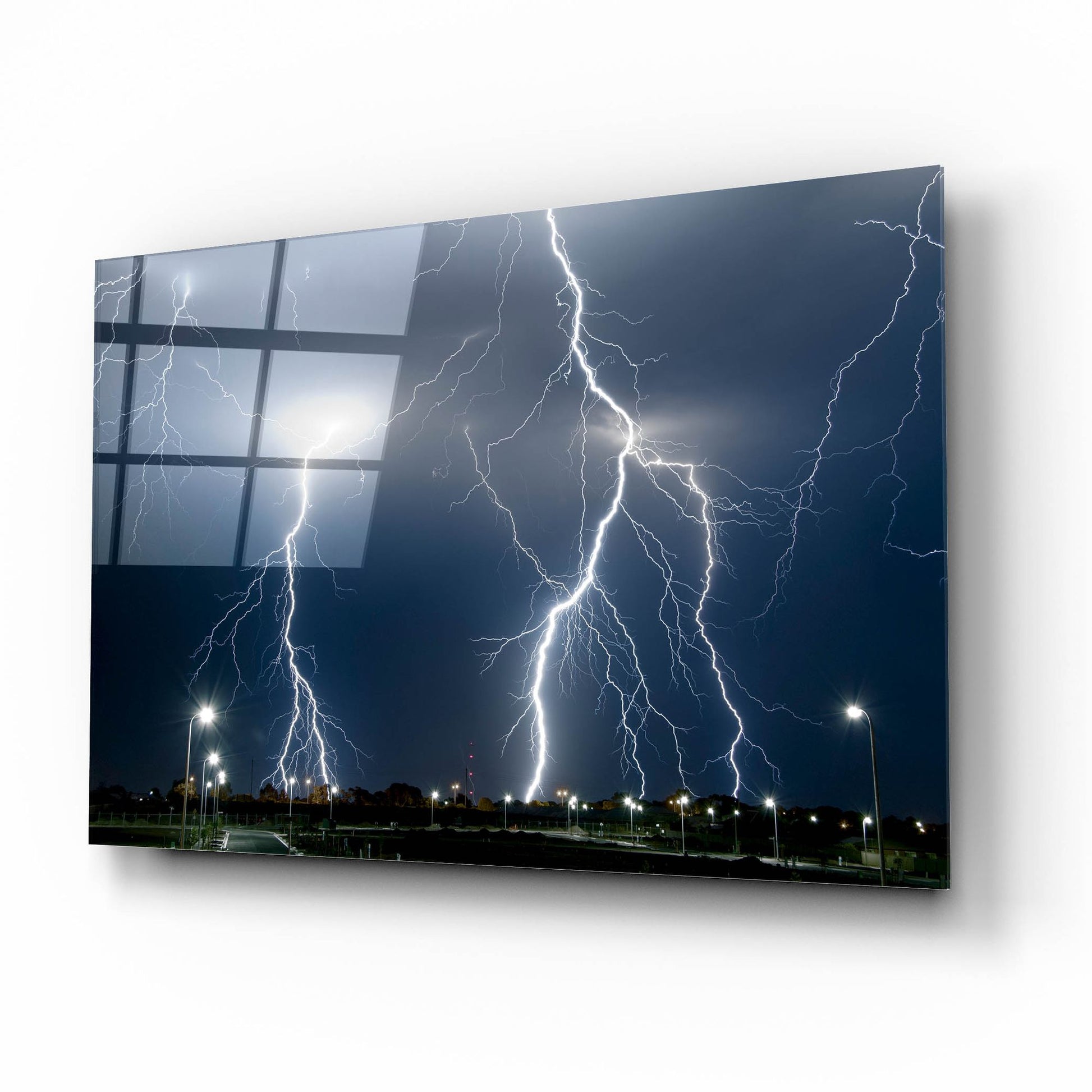 Epic Art 'The Storm' by SD Smart, Acrylic Glass Wall Art,16x12