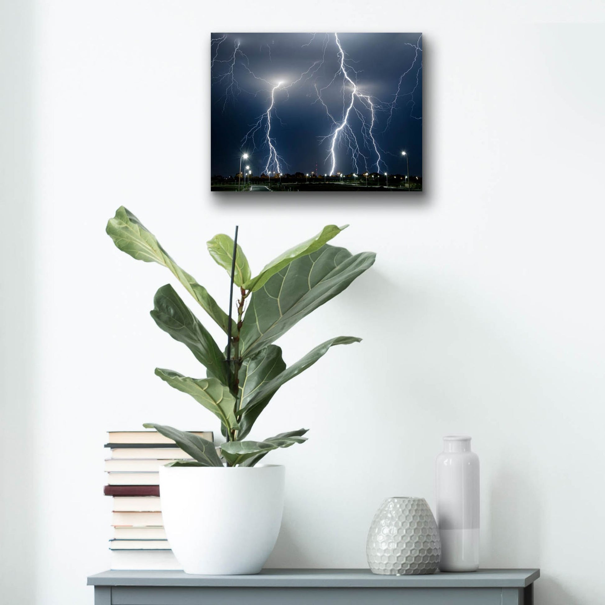 Epic Art 'The Storm' by SD Smart, Acrylic Glass Wall Art,16x12