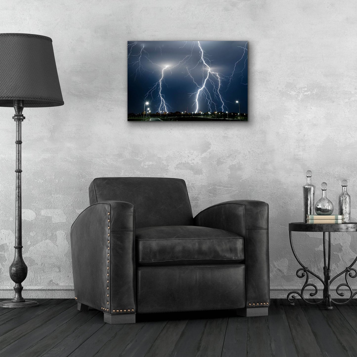 Epic Art 'The Storm' by SD Smart, Acrylic Glass Wall Art,24x16