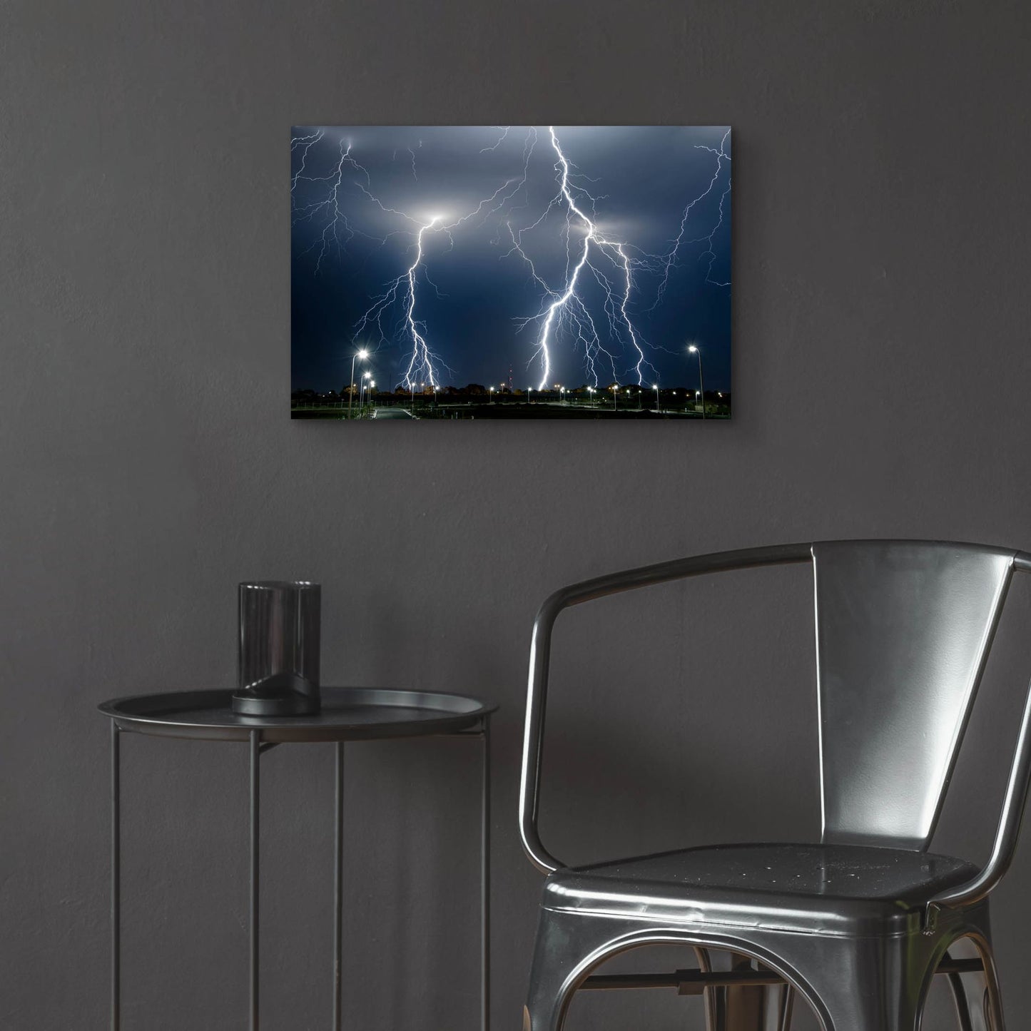 Epic Art 'The Storm' by SD Smart, Acrylic Glass Wall Art,24x16