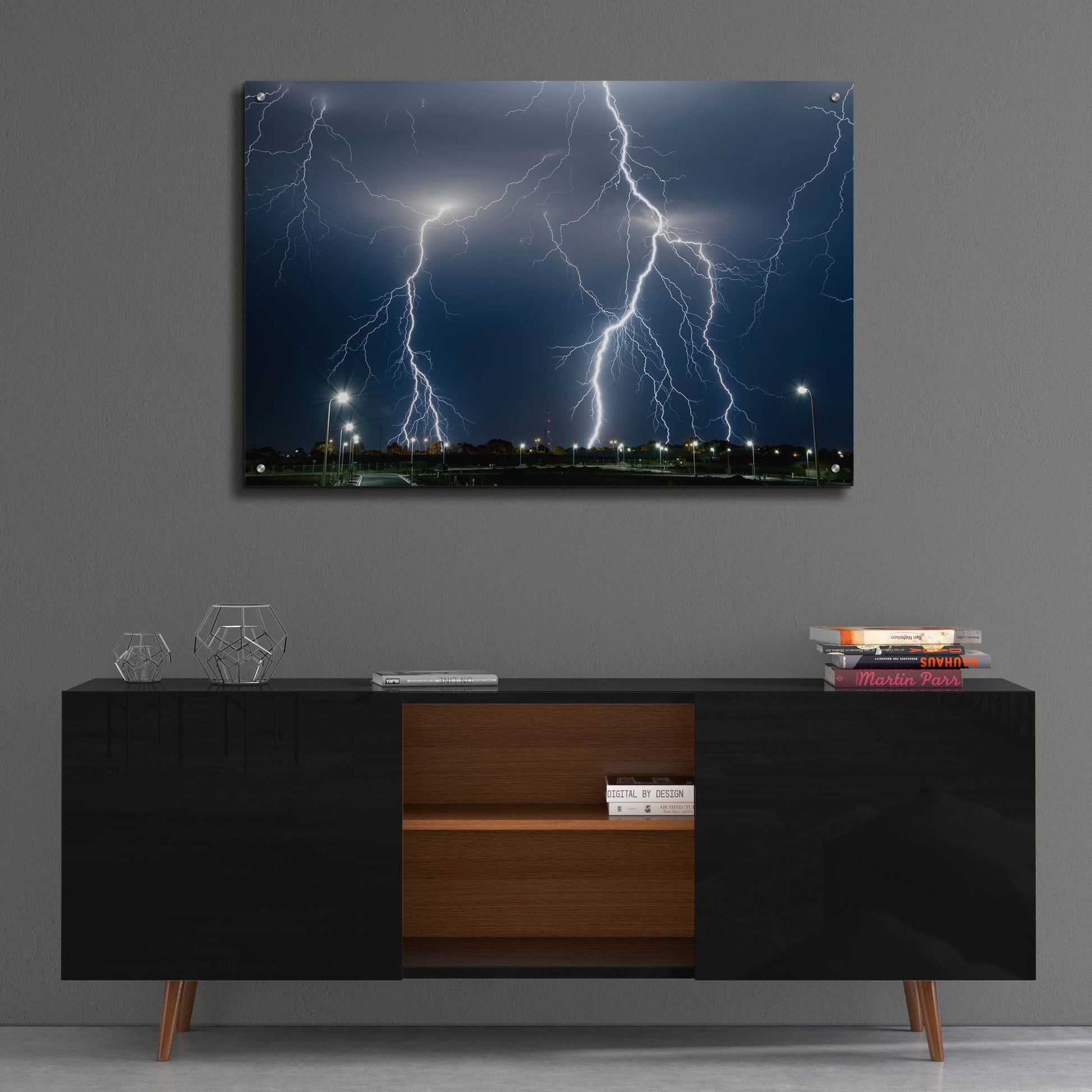 Epic Art 'The Storm' by SD Smart, Acrylic Glass Wall Art,36x24