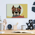 Epic Art 'American Staffordshire Terrier' by Lanre Adefioye, Acrylic Glass Wall Art,16x12