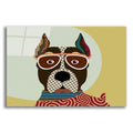 Epic Art 'American Staffordshire Terrier' by Lanre Adefioye, Acrylic Glass Wall Art