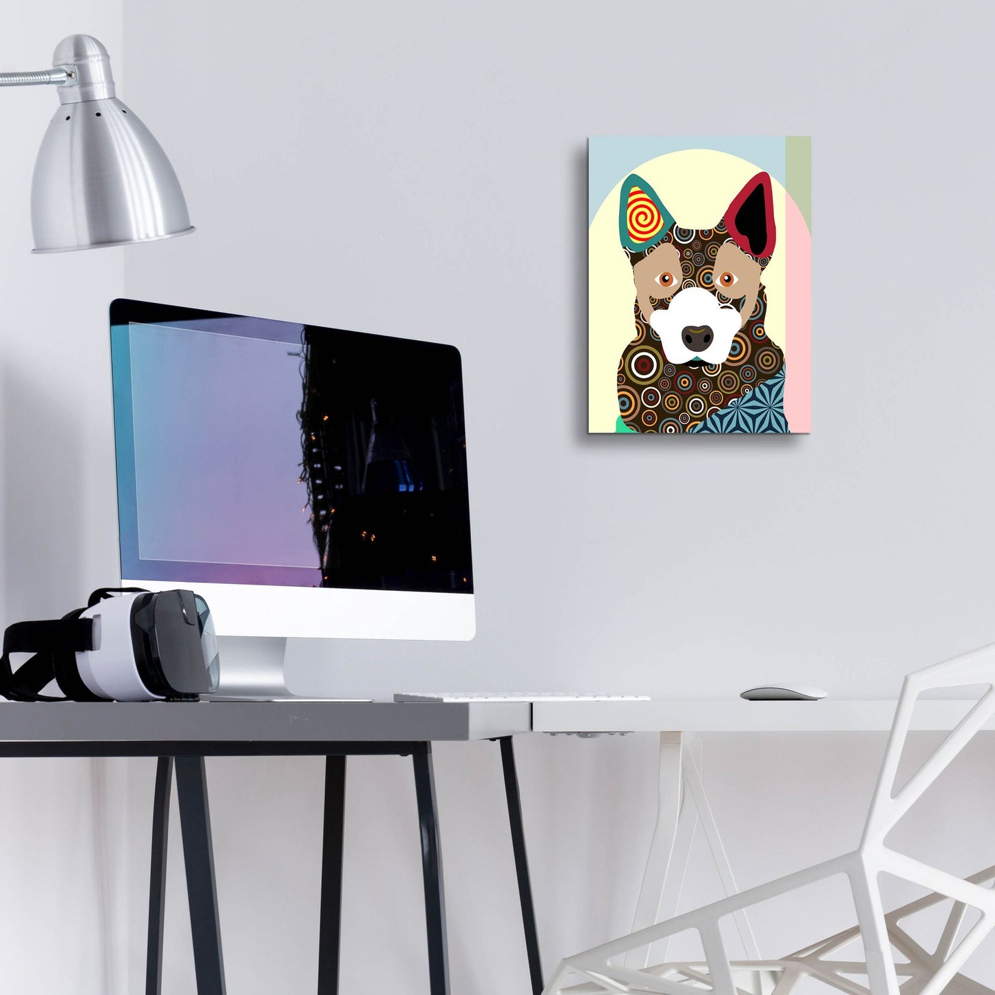 Epic Art 'Australian Cattle Dog' by Lanre Adefioye, Acrylic Glass Wall Art,12x16