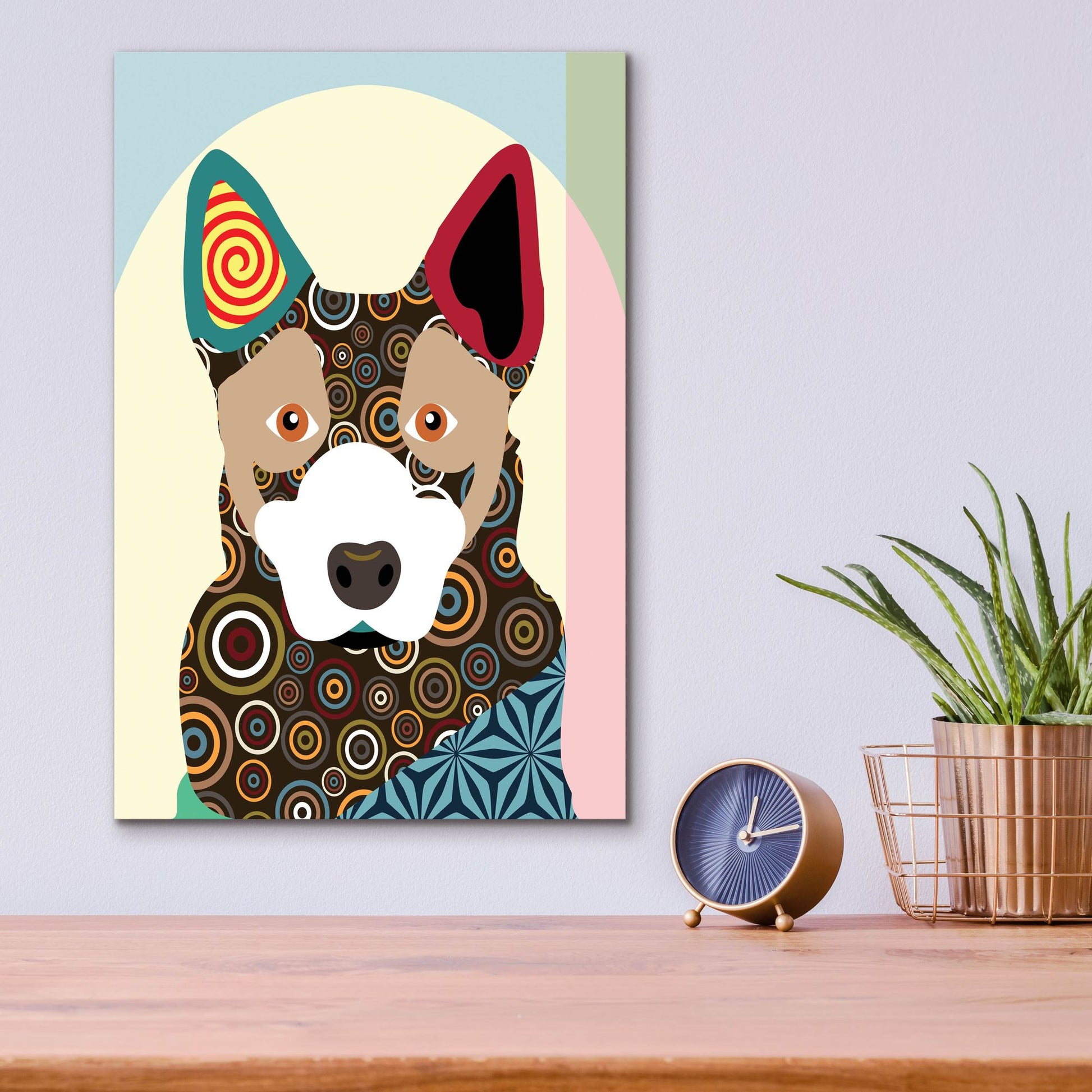 Epic Art 'Australian Cattle Dog' by Lanre Adefioye, Acrylic Glass Wall Art,12x16