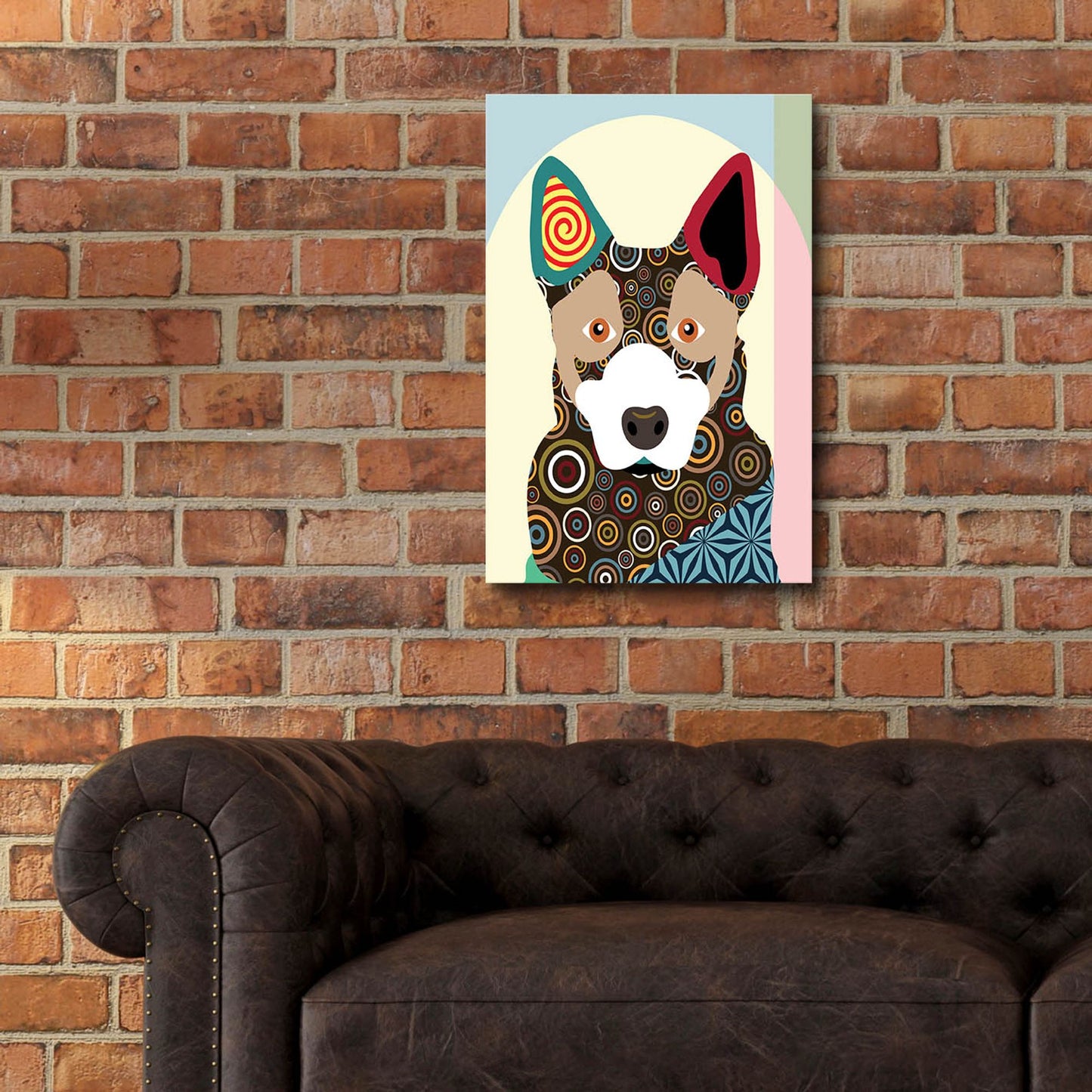 Epic Art 'Australian Cattle Dog' by Lanre Adefioye, Acrylic Glass Wall Art,16x24