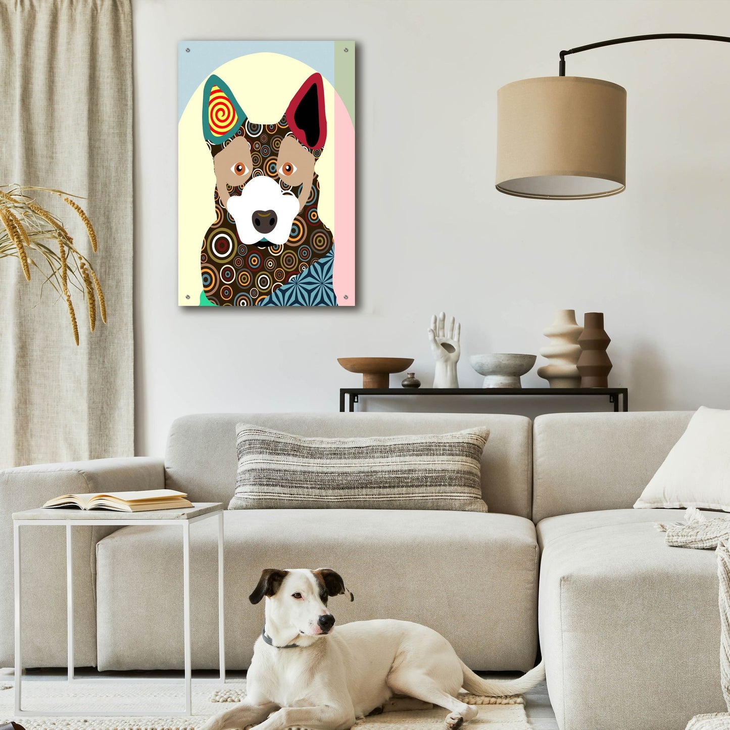 Epic Art 'Australian Cattle Dog' by Lanre Adefioye, Acrylic Glass Wall Art,24x36