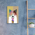 Epic Art 'Bangkaew Dog' by Lanre Adefioye, Acrylic Glass Wall Art,16x24