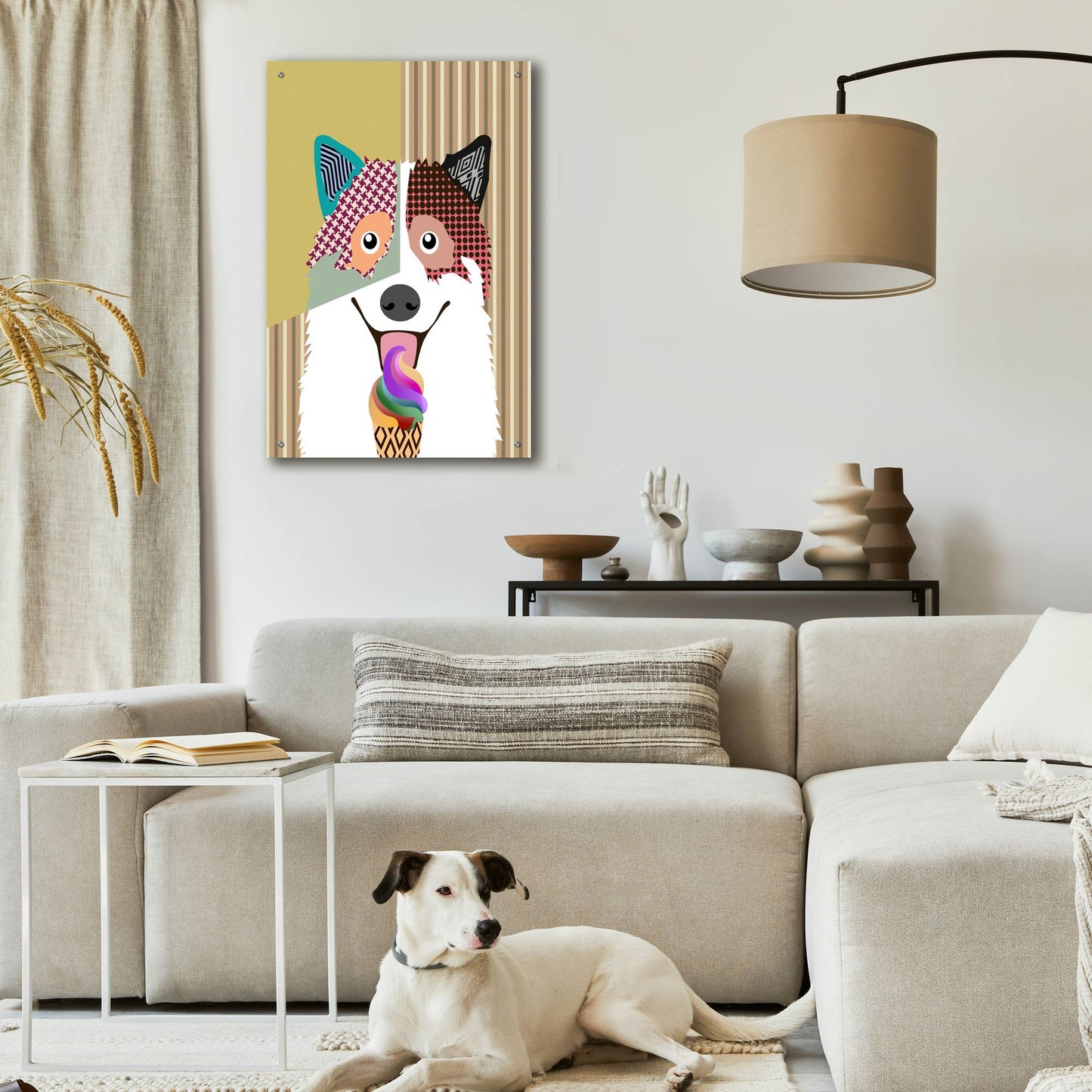 Epic Art 'Bangkaew Dog' by Lanre Adefioye, Acrylic Glass Wall Art,24x36