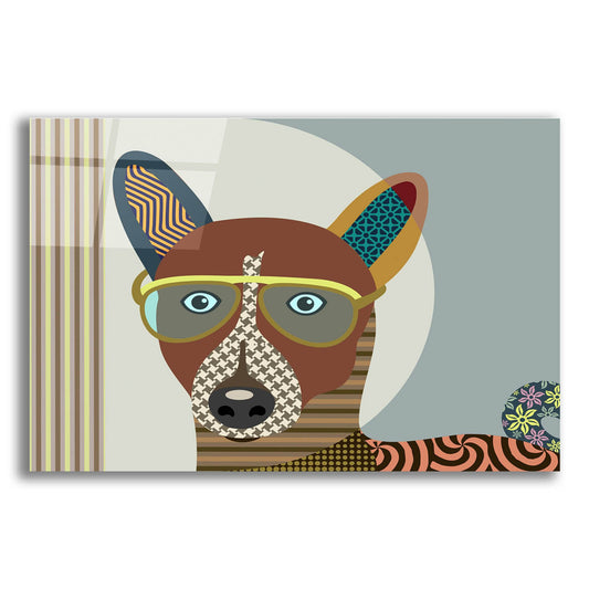 Epic Art 'Basenji Dog' by Lanre Adefioye, Acrylic Glass Wall Art