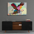 Epic Art 'The Eagle' by Lanre Adefioye, Acrylic Glass Wall Art,36x24