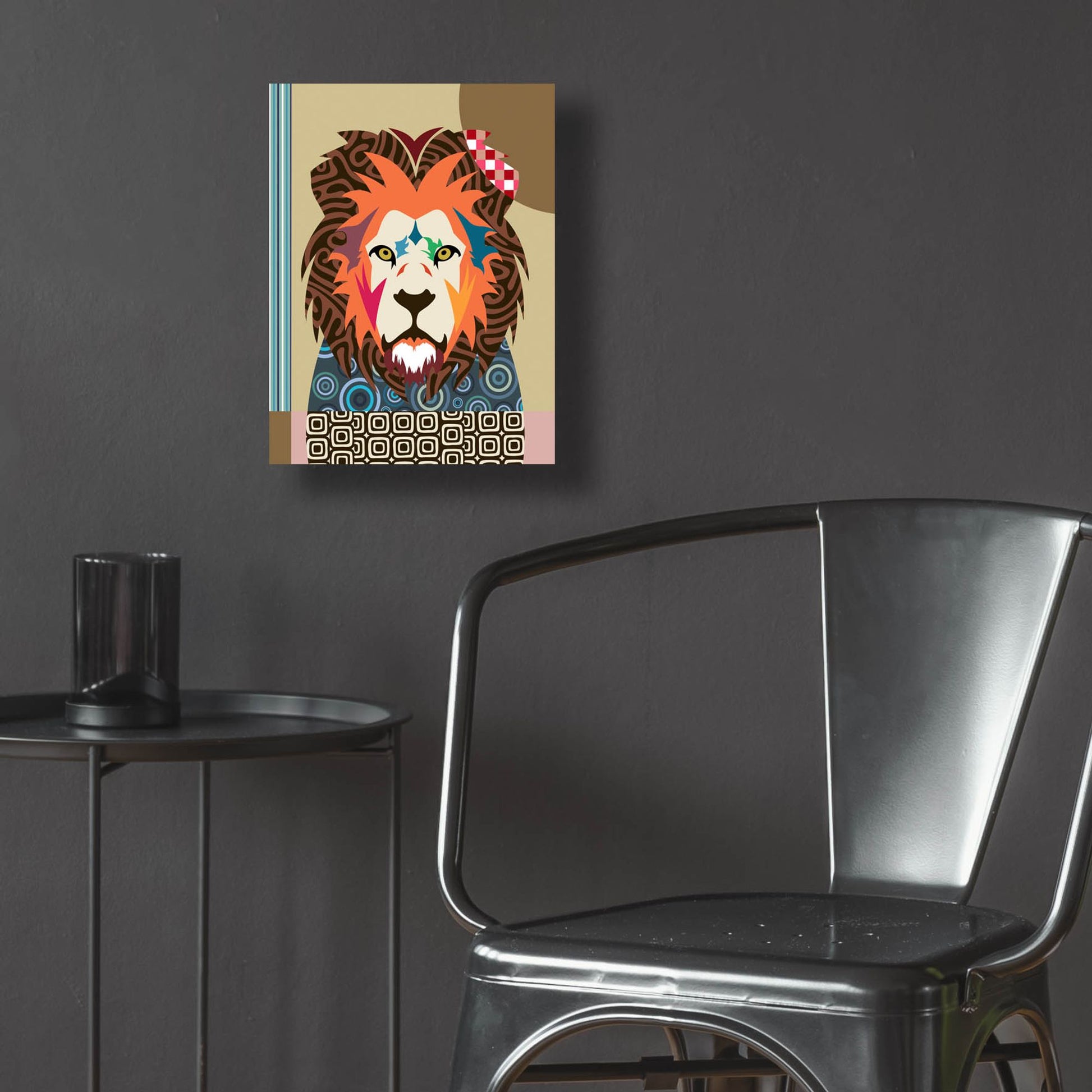 Epic Art 'Cecil The Lion' by Lanre Adefioye, Acrylic Glass Wall Art,12x16